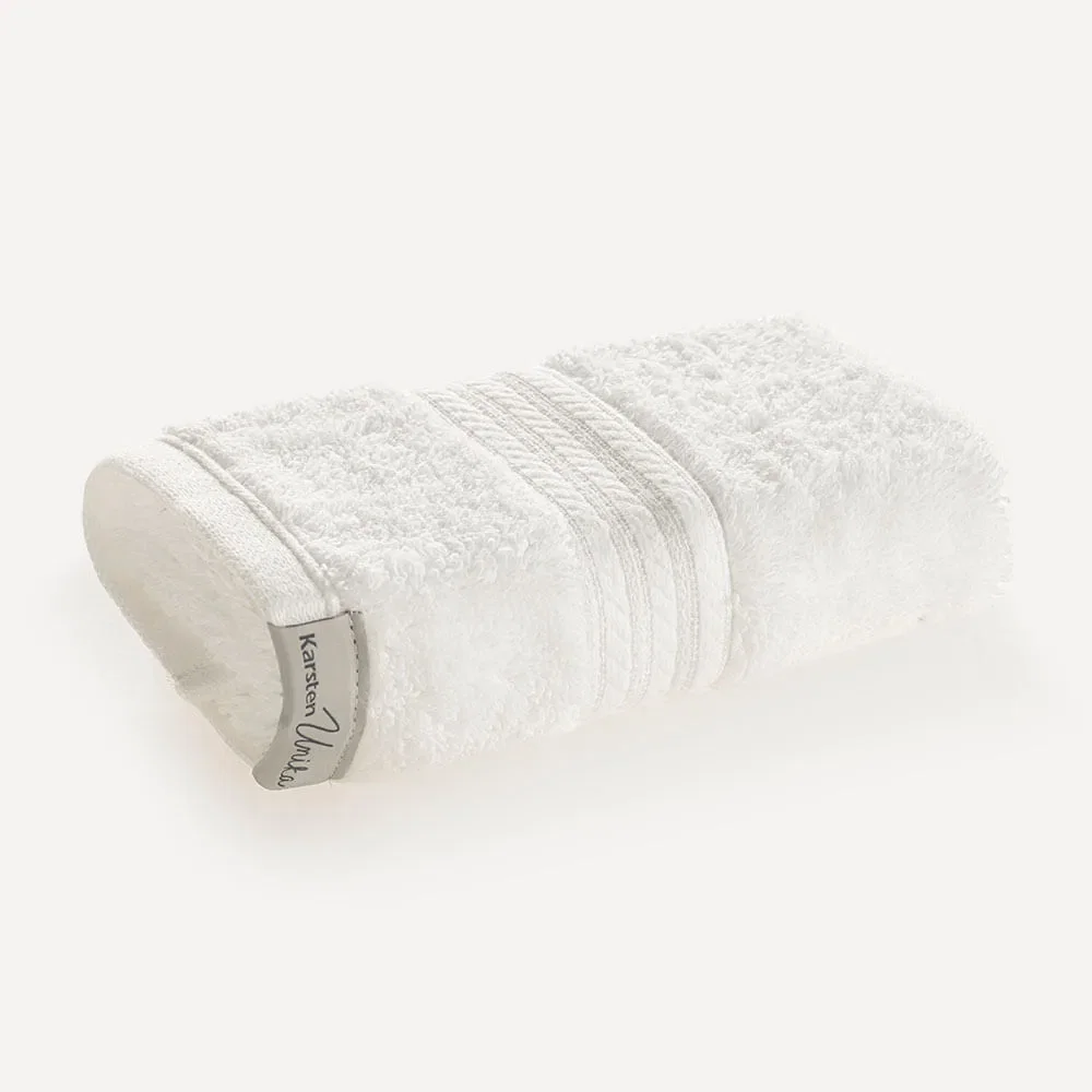 Toalha de Lavabo / Visita Fio Penteado 100% Algodão Magna Branco — imagem 1