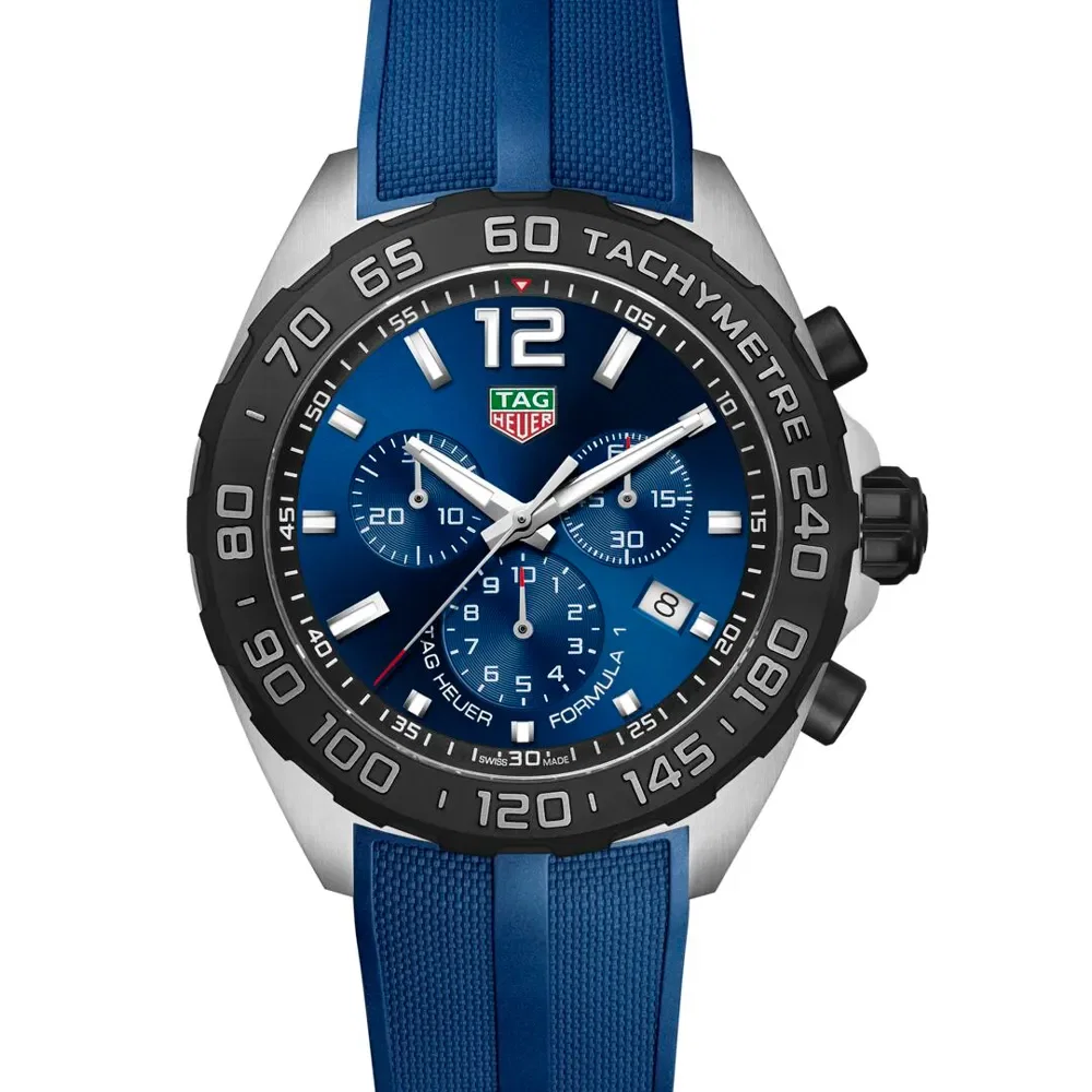 Relógio Tag Heuer Formula 1 Masculino em Borracha Azul CAZ101AV.FT8077 — imagem 1