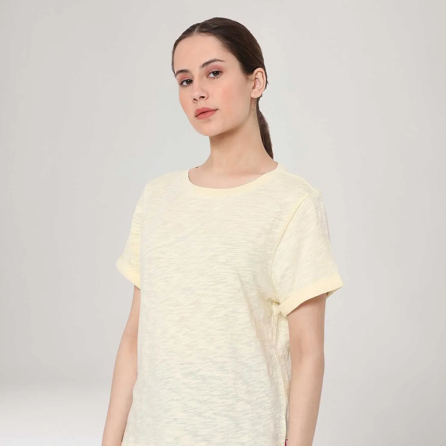 Camiseta Levi's® Margot Amarela Manga Curta — imagem 1