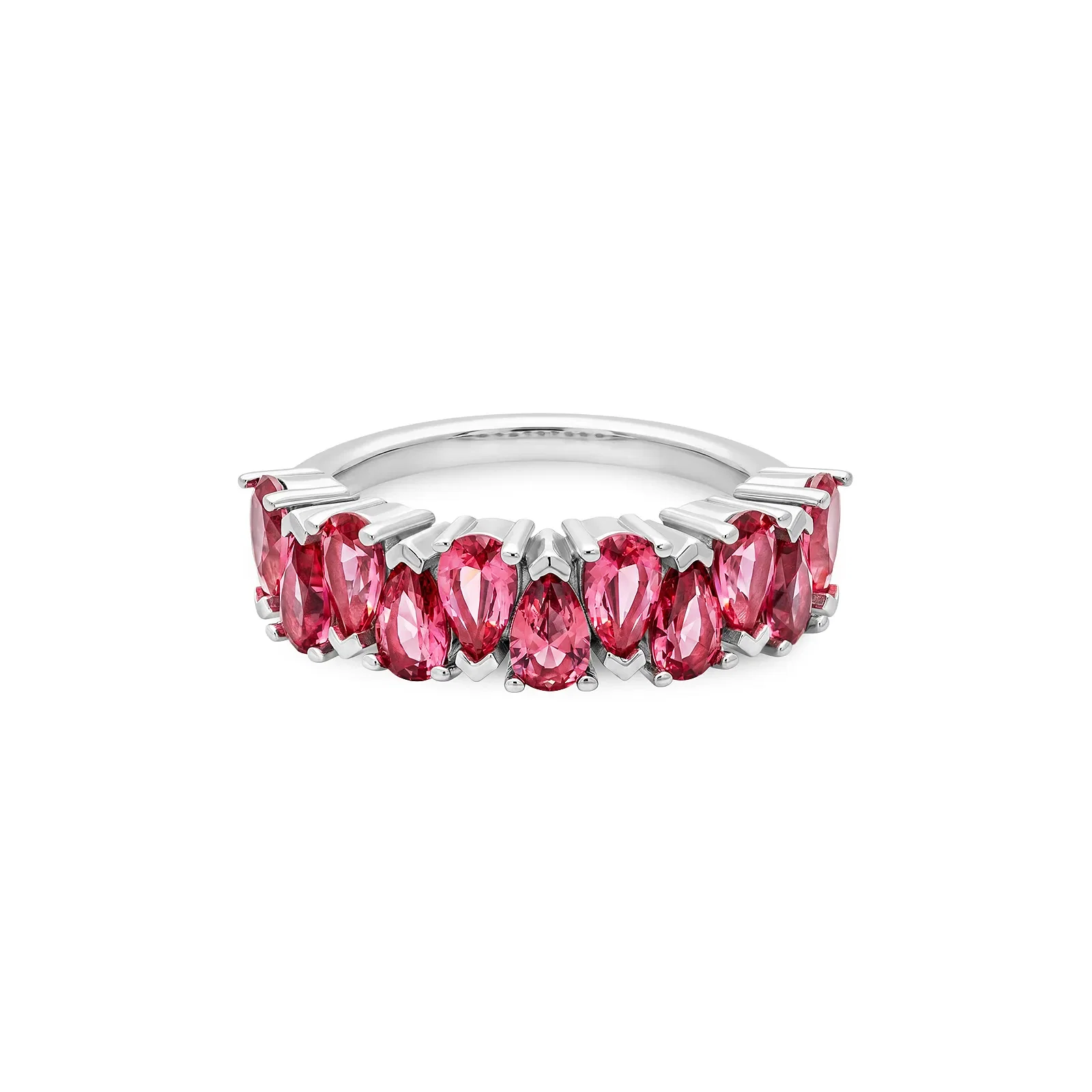 Anel Life Éden em Prata 925 com Zircônia Rosa — imagem 1