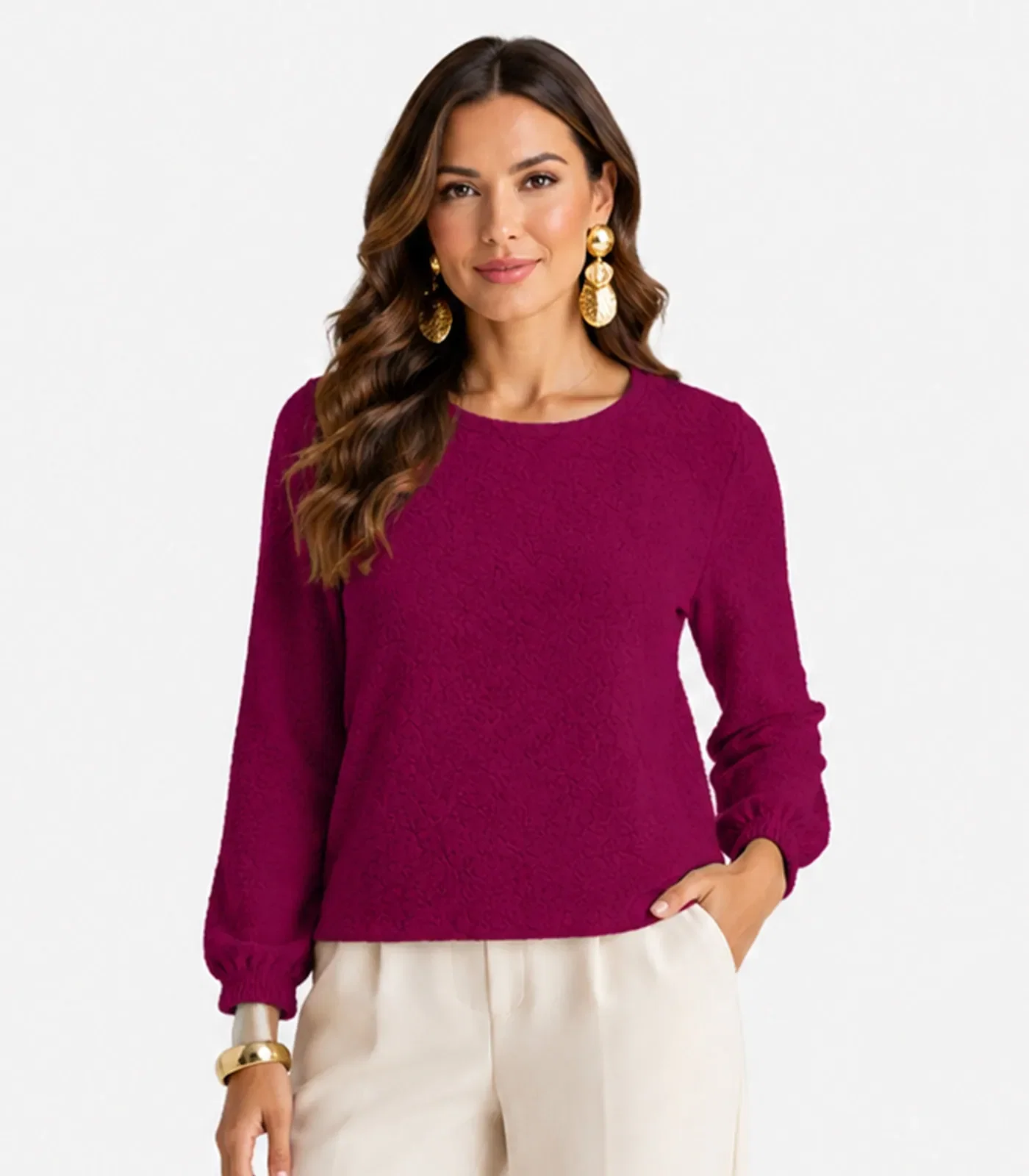 Blusão Feminino Em Tecido Aspen Infinita Cor Rosa