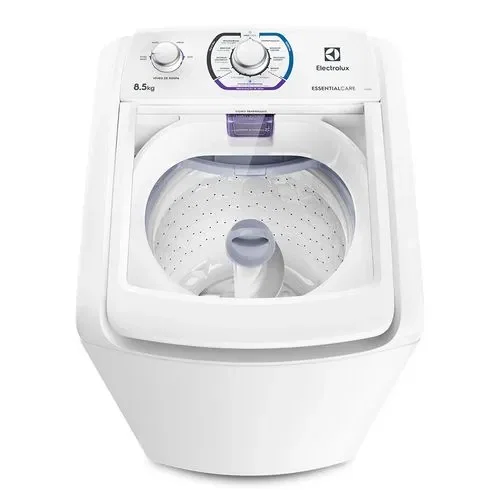 Máquina de Lavar Electrolux 8,5kg Branca Essential Care com Diluição Inteligente e Filtro Fiapos (LES09) — imagem 1