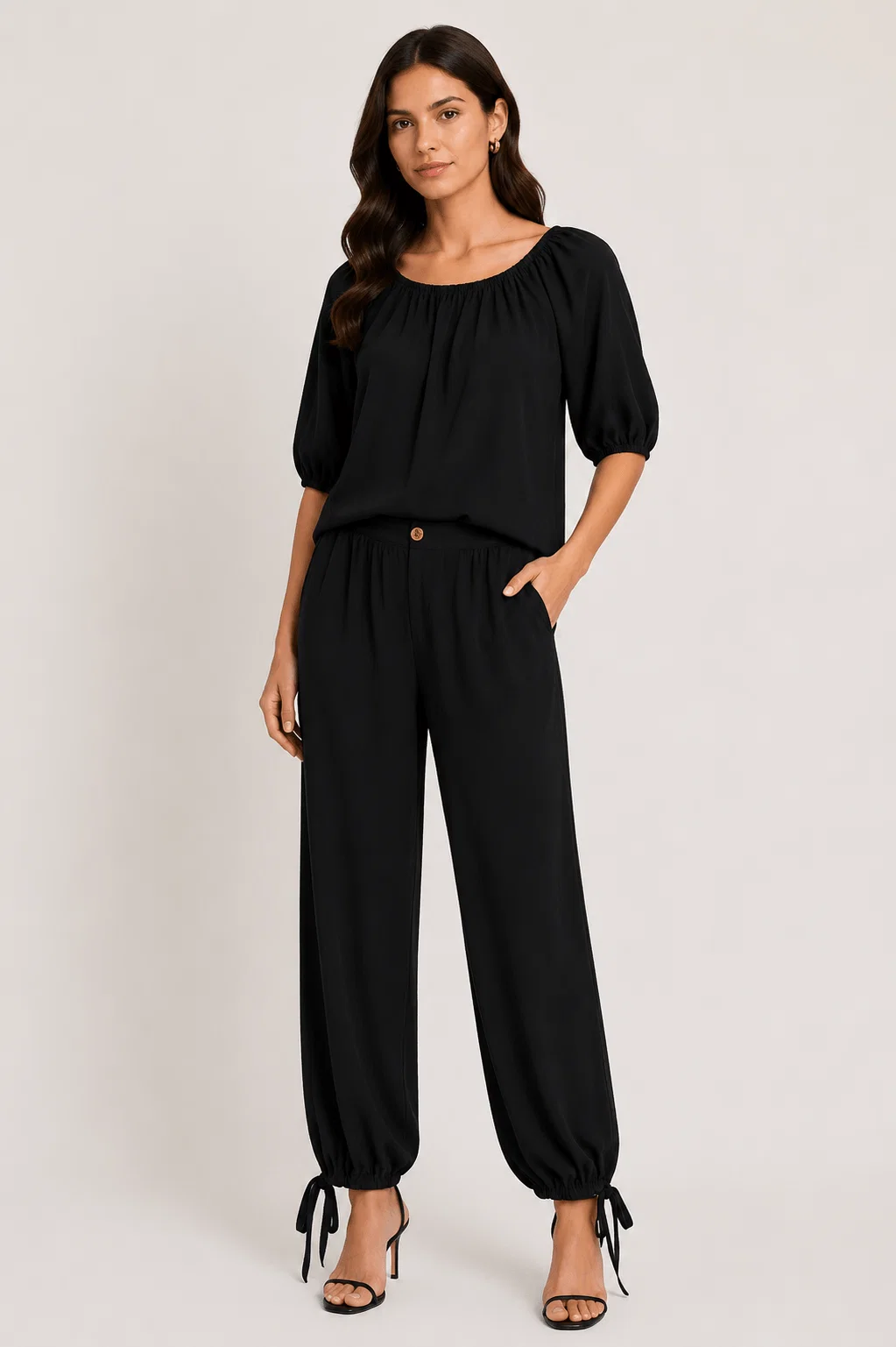 Calça Alfaiataria Basica - Preto — imagem 1