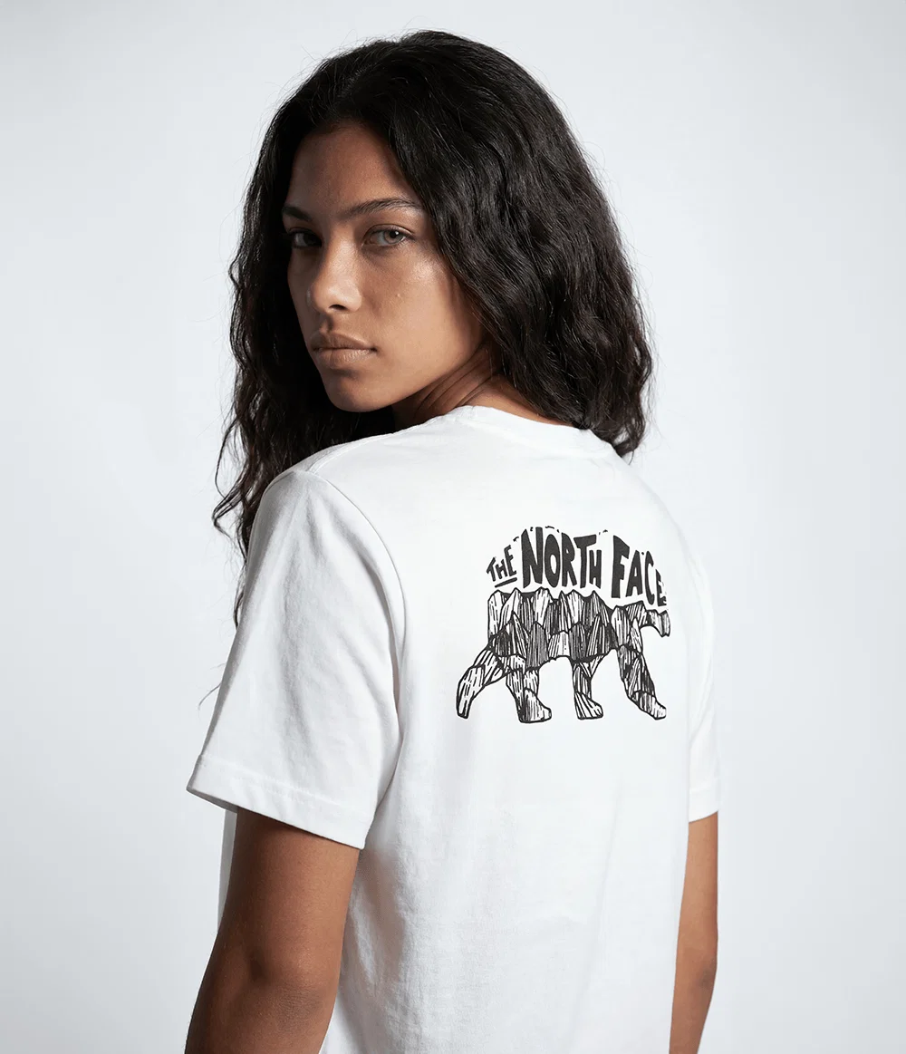 Camiseta Unissex Evolution TNF Bear Tee TNF White — imagem 1