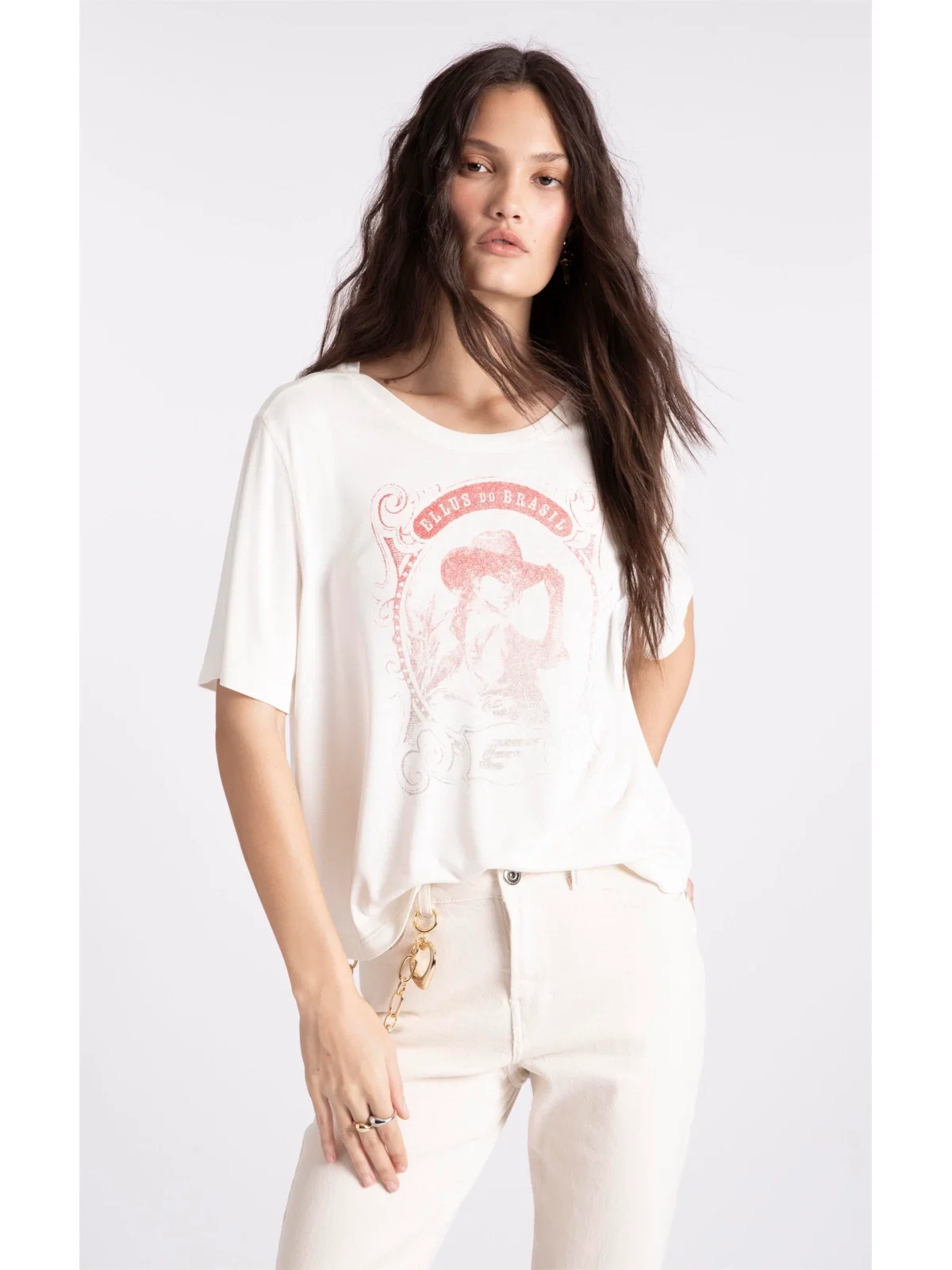 Blusa Cowgirl Off White — imagem 1