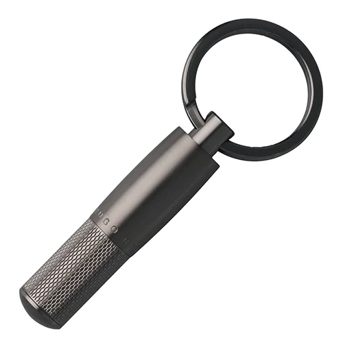Chaveiro Hugo Boss Pure Metal Preto e Cinza — imagem 1