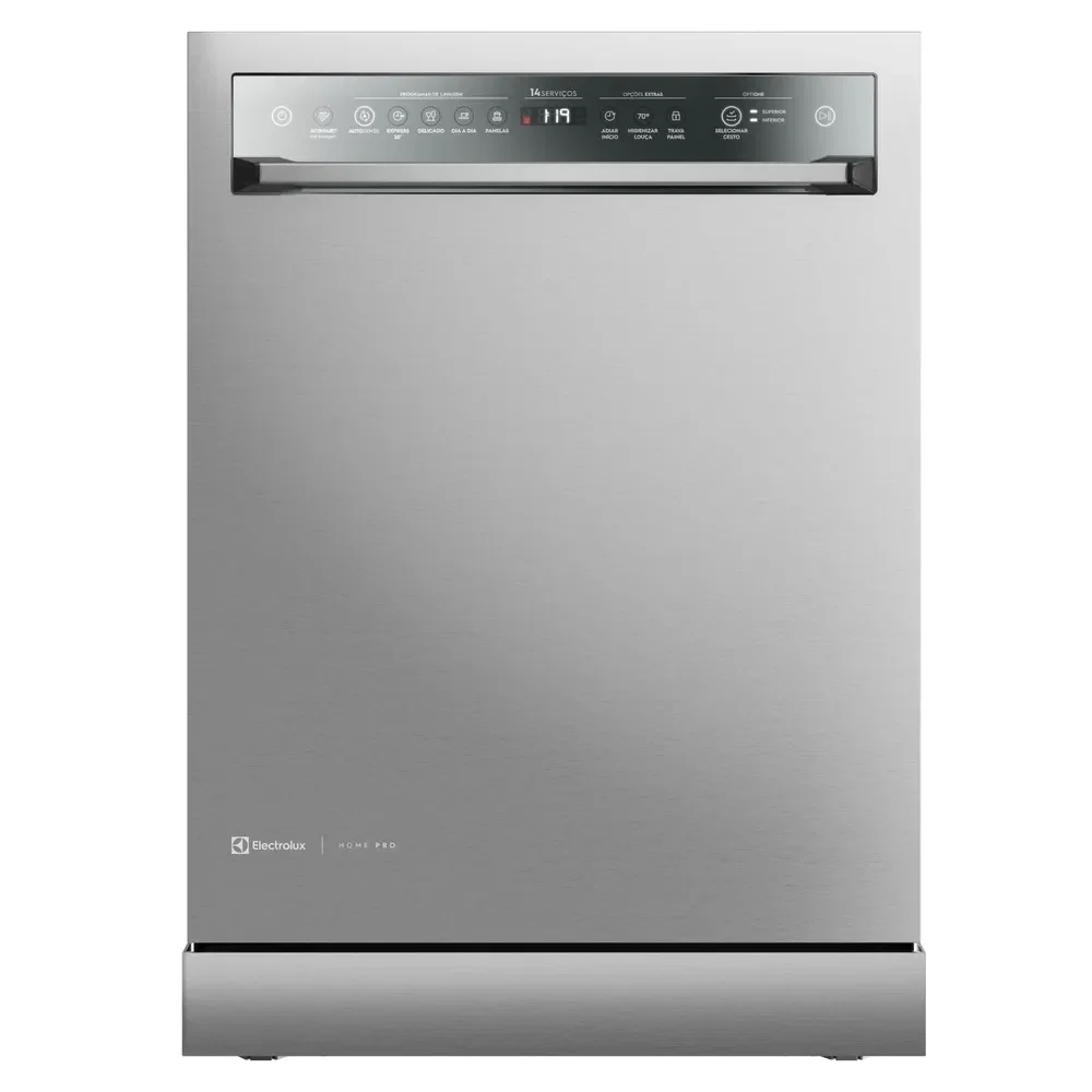 Lava-Louças Electrolux 14 Serviços Inox Home Pro com Função Higienizar 70° (LS14X) — imagem 1