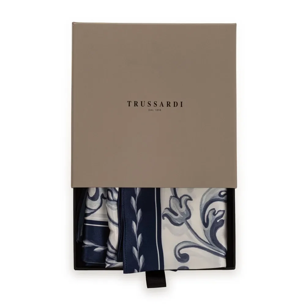 Lenço de Seda Estampado 70cm x 70cm Balbianello — imagem 1