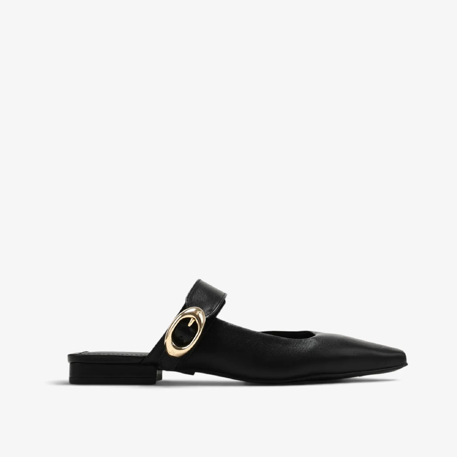 Mule Preto Couro