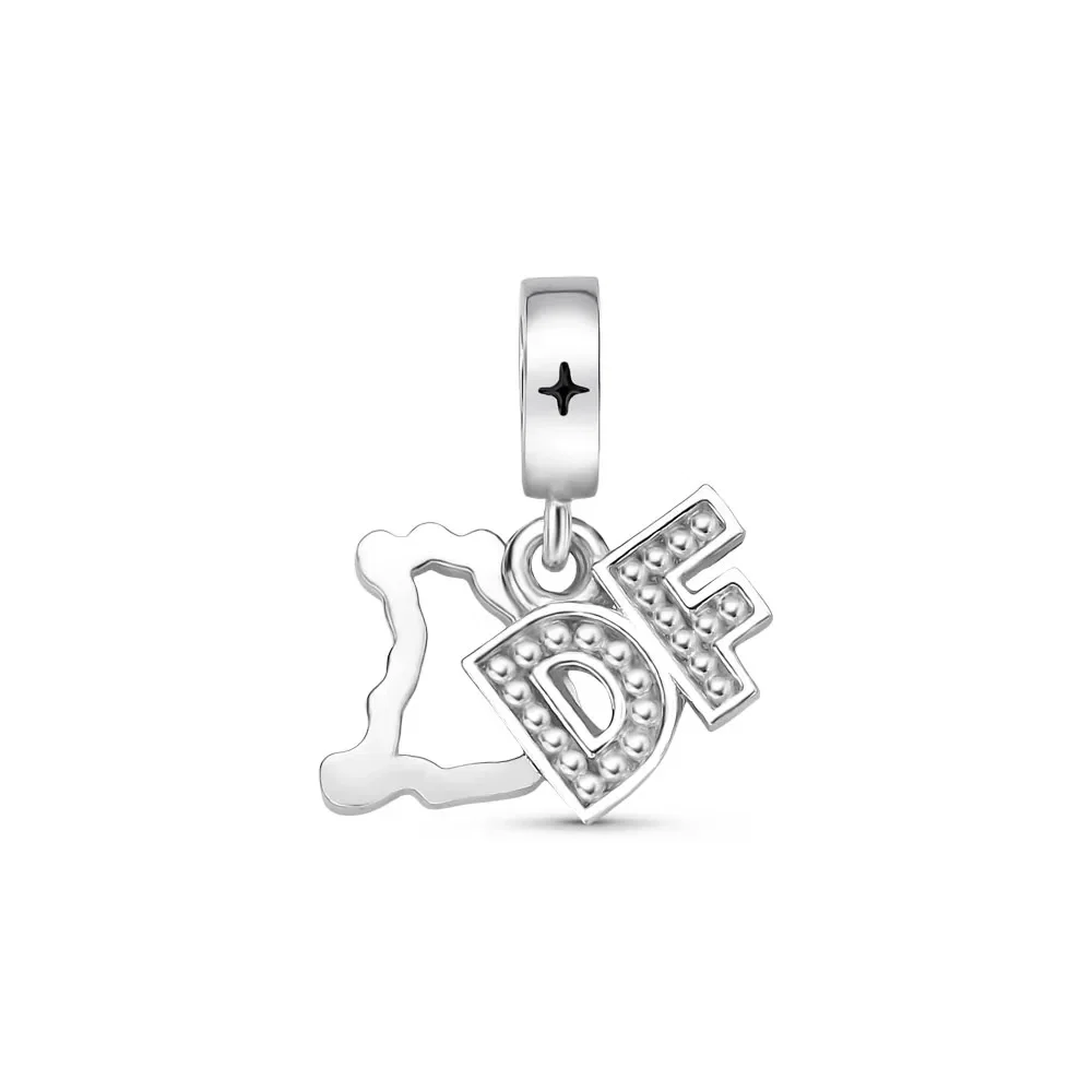 Pingente Life Viagem Distrito Federal em Prata 925 com Esmalte — imagem 1