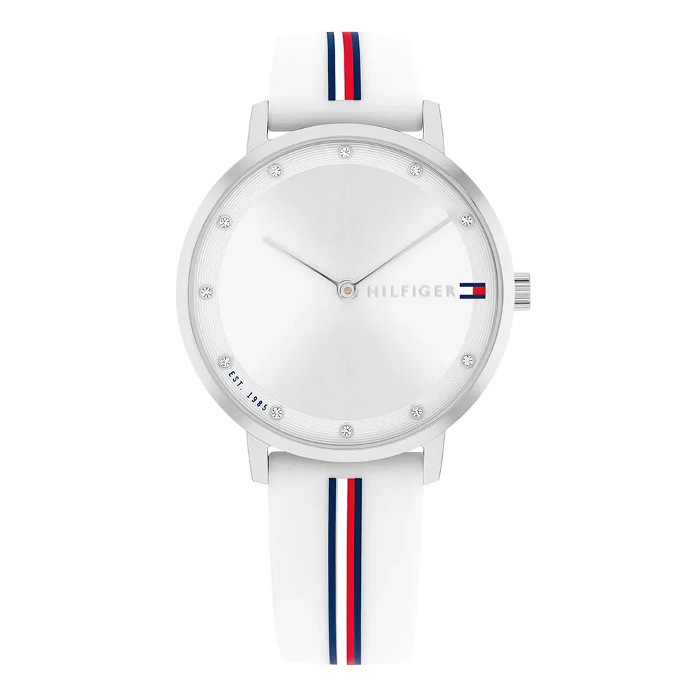 Relógio Tommy Hilfiger Feminino Borracha Branco 1782735