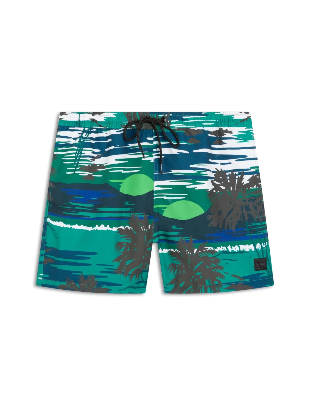 Shorts Nylon Ellus Sunset Truck Verde Bandeira — imagem 1