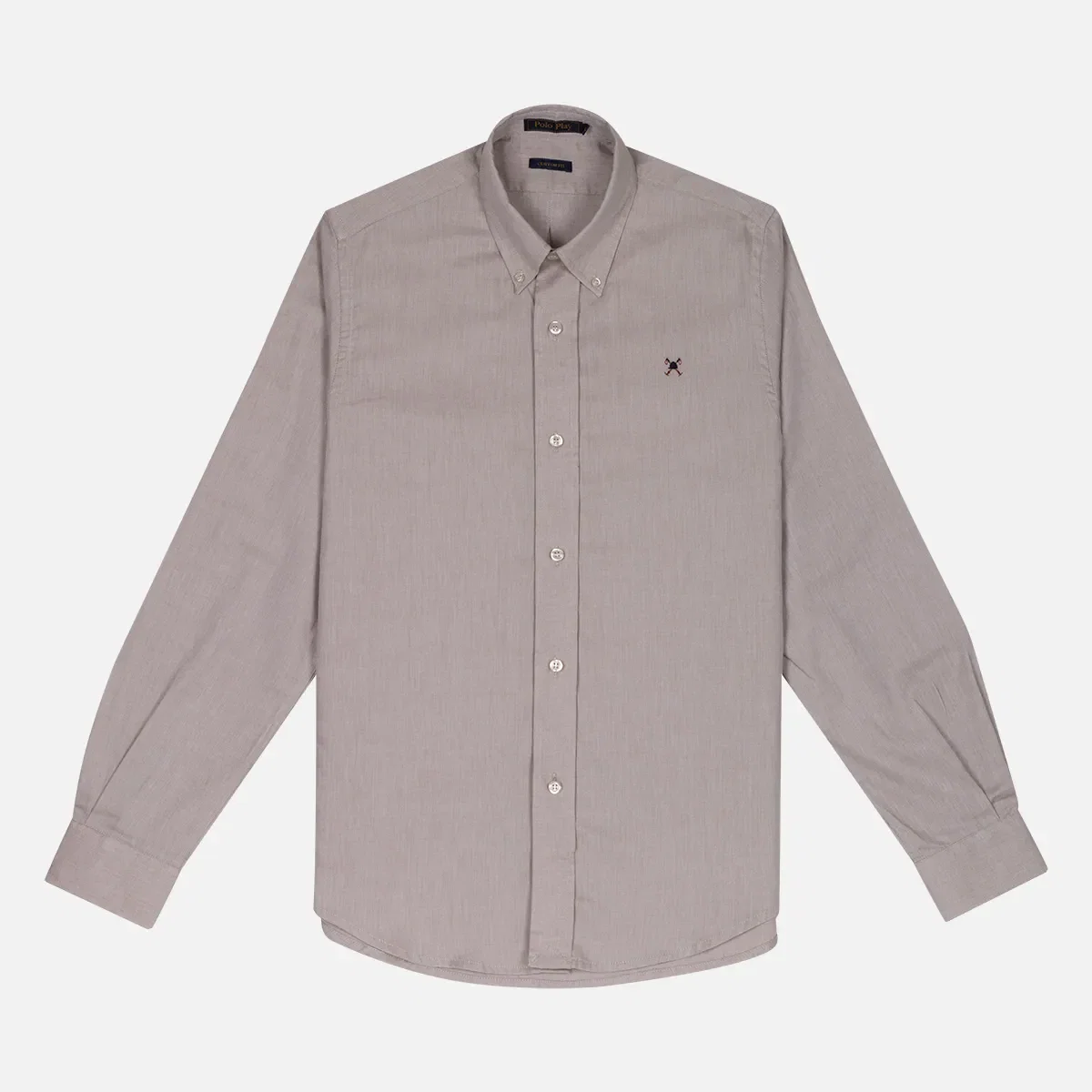 Camisa Custom Fishbone Button-Down Manga Longa