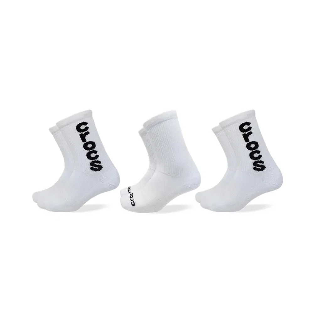 Kit Meias Macro Logo Cano Alto Pack Com 3 Pares