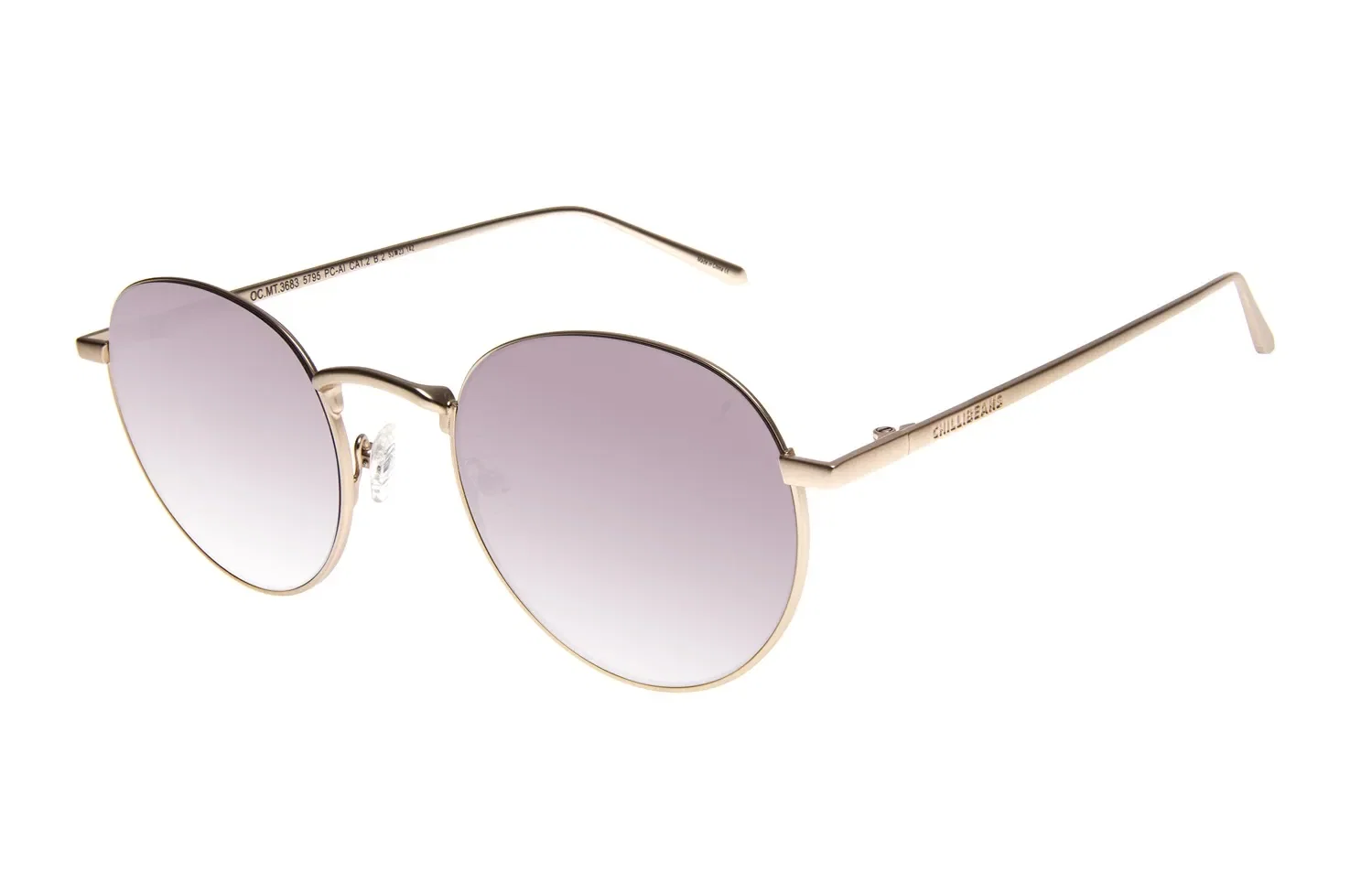 Óculos de Sol Feminino Chilli Beans Banhado A Ouro 18k Rosé