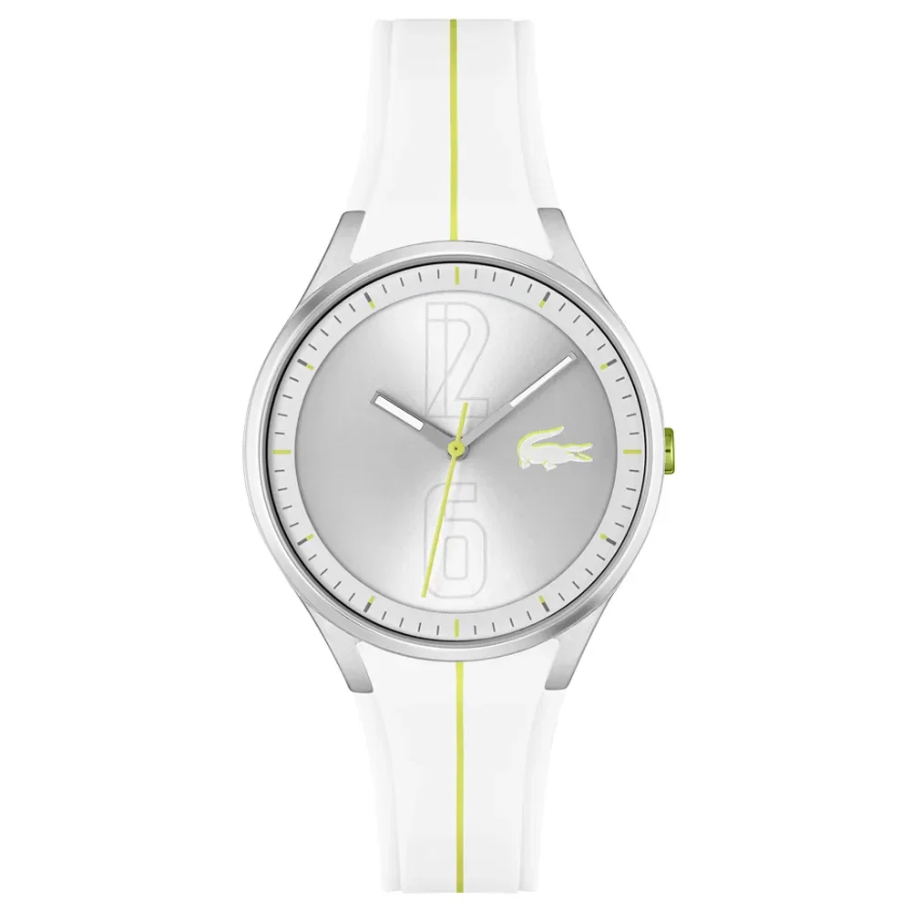 Relógio Lacoste Feminino Borracha Branco 2001349