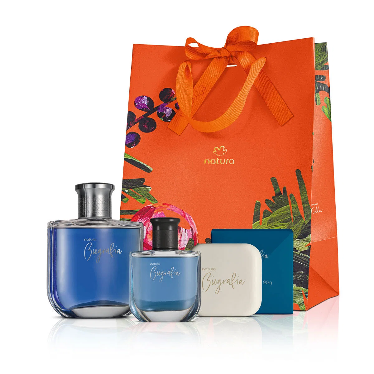 Presente Natura Biografia Masculino com 4 produtos — imagem 1