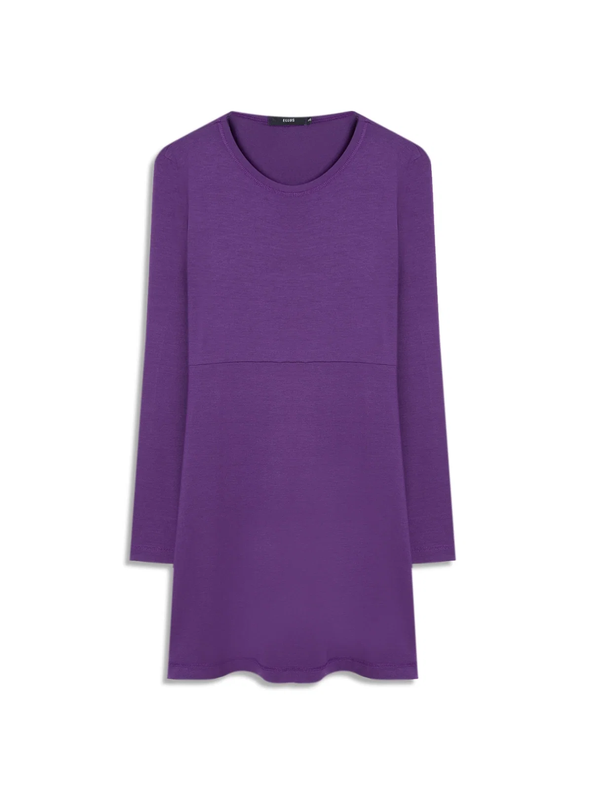 Vestido Ellus Crepe Lilas