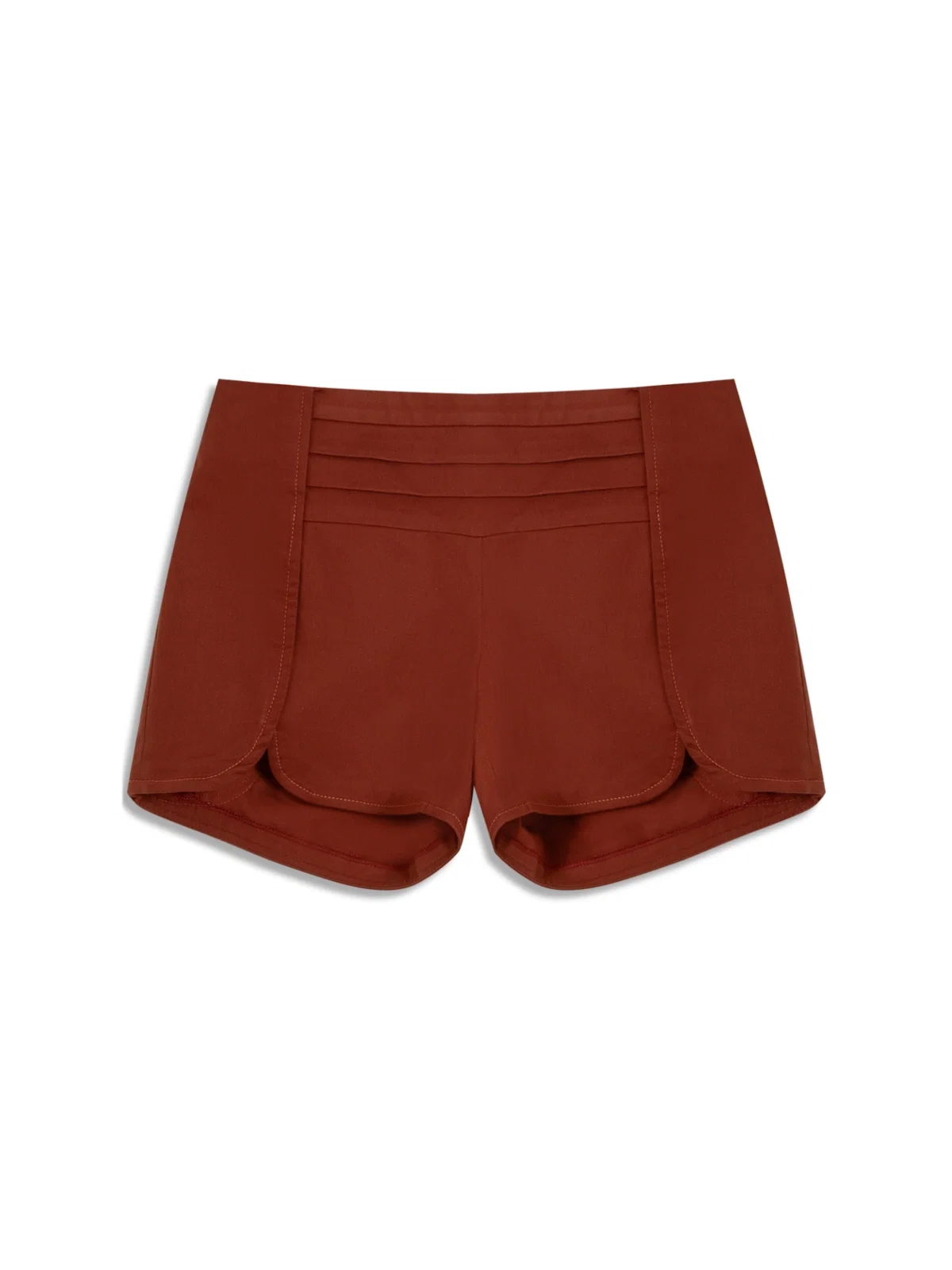 Short Alfaiataria Pregas Terra