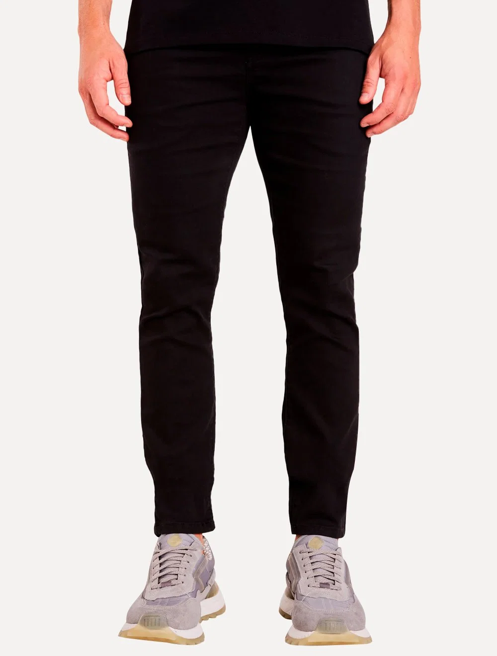 Calça Reserva Masculina Sarja Super Skinny Color Preta