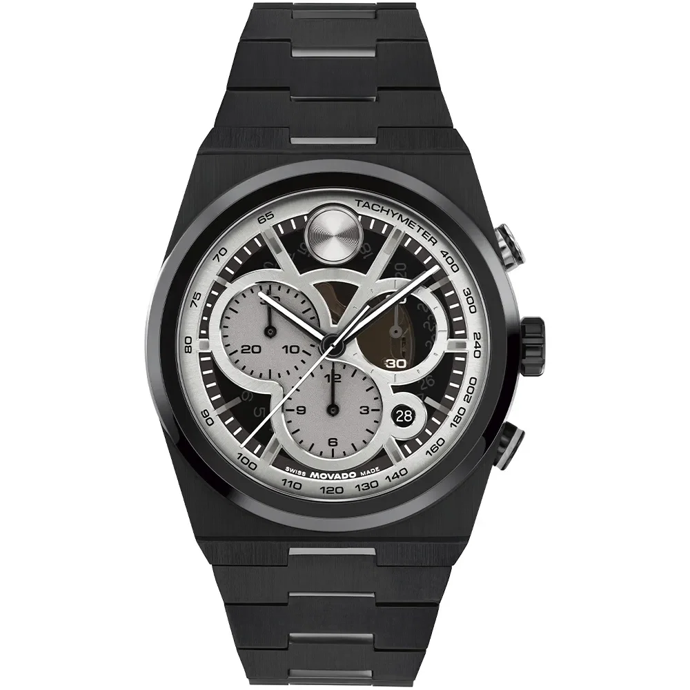 Relógio Movado Masculino Preto - 3601184 — imagem 1