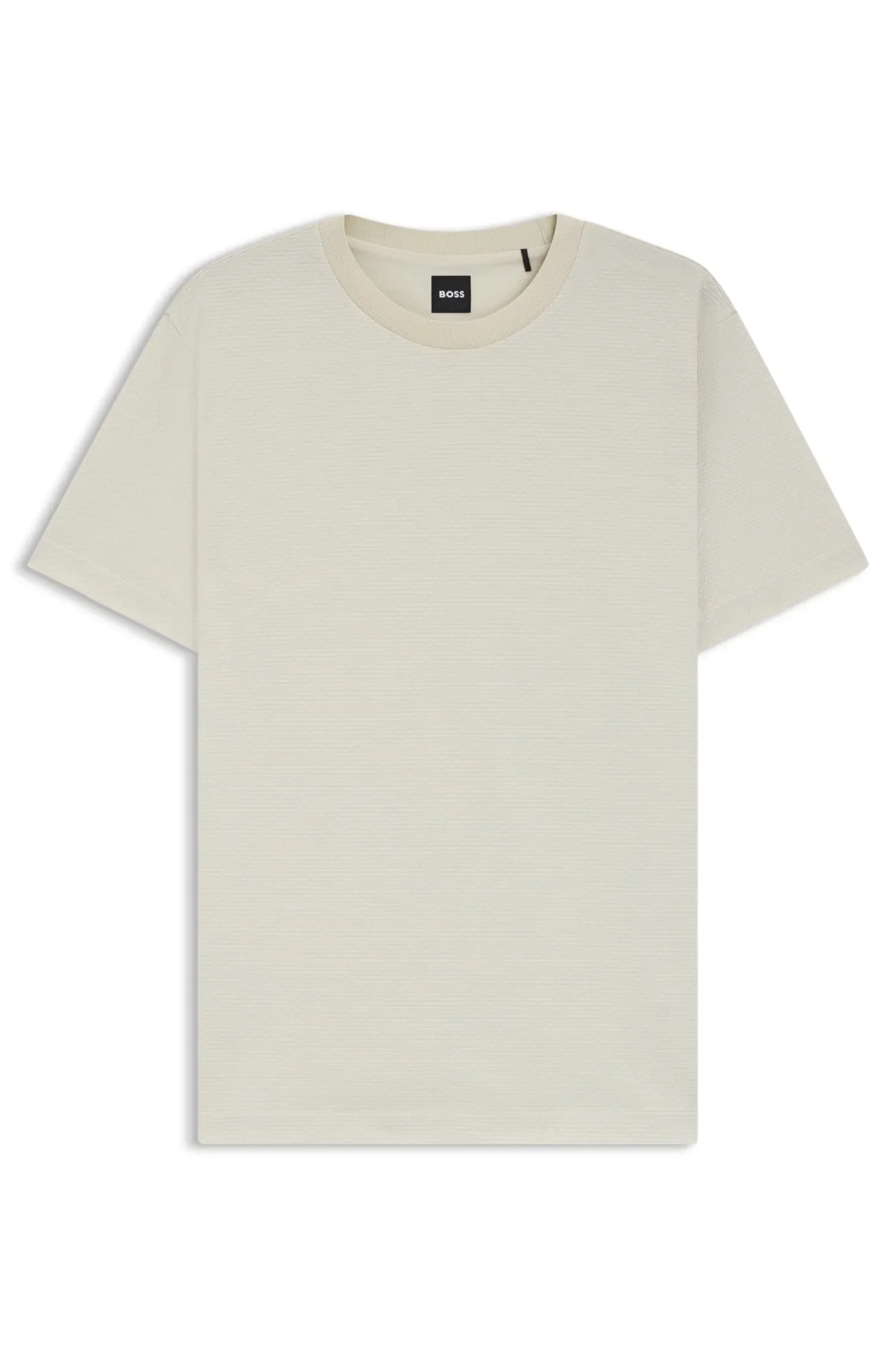 Camiseta Em Jacquard Geométrico De Algodão Mercerizado — imagem 1
