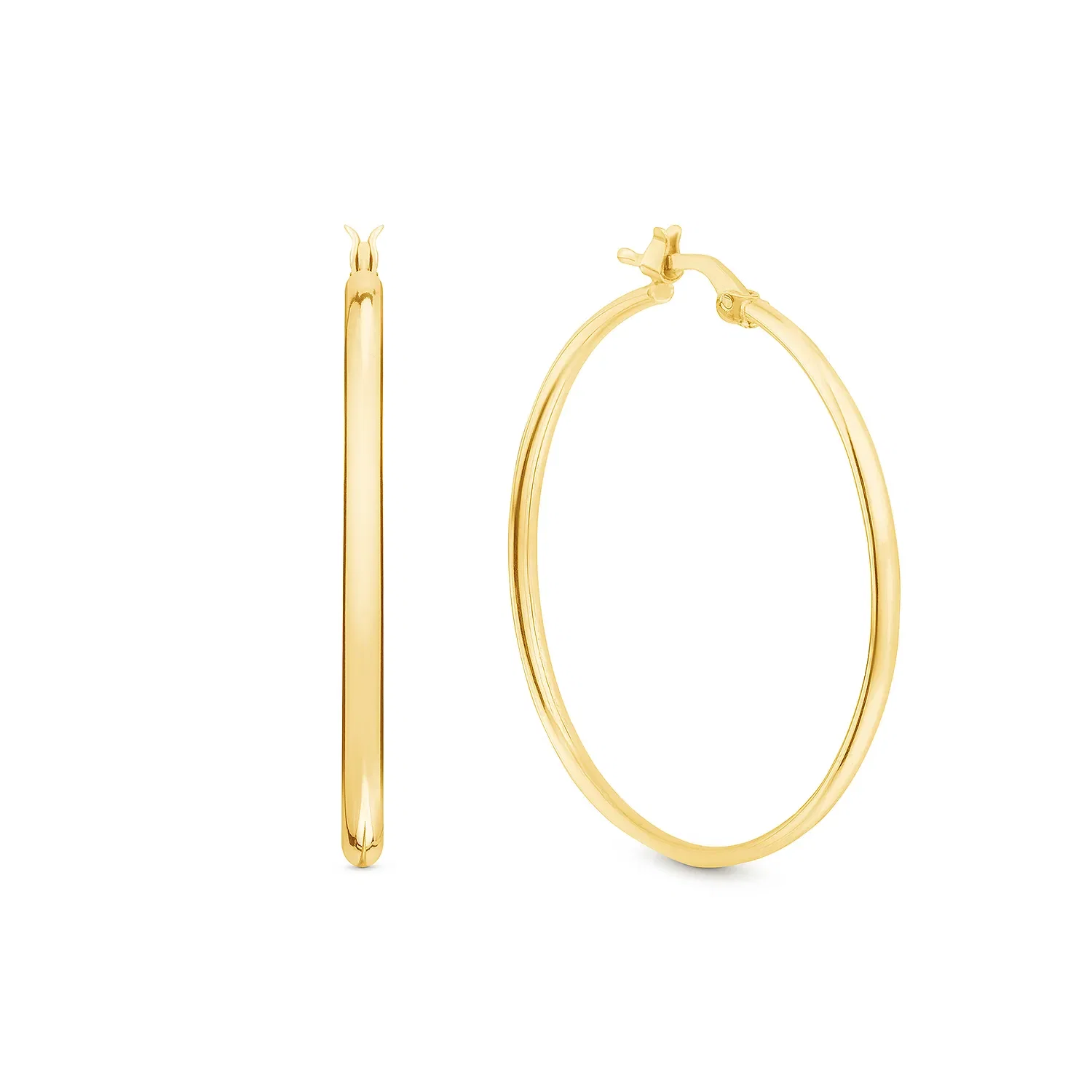 Argola em Ouro Amarelo 18k, 35mm — imagem 1