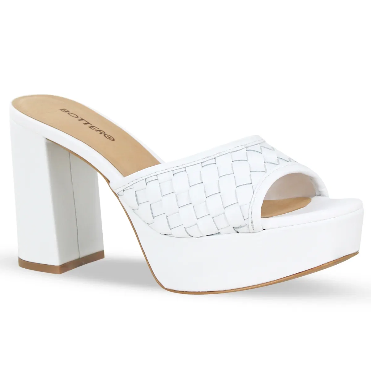 Sandália Couro Atanado Napoli Branco