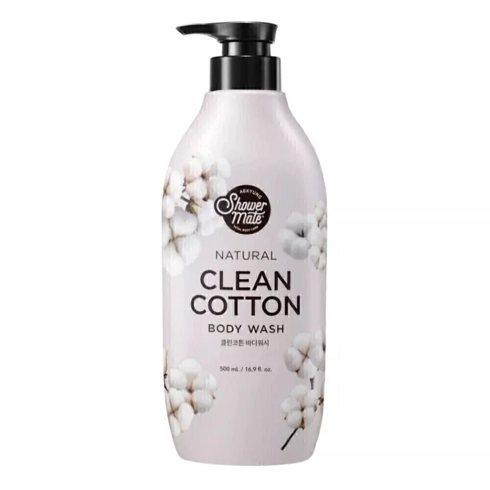 Sabonete Líquido Shower Mate Natural Clean Cotton 500ml
