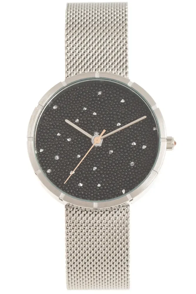 Relógio Analógico Feminino Chilli Beans Crystal Metal Brilho Prata