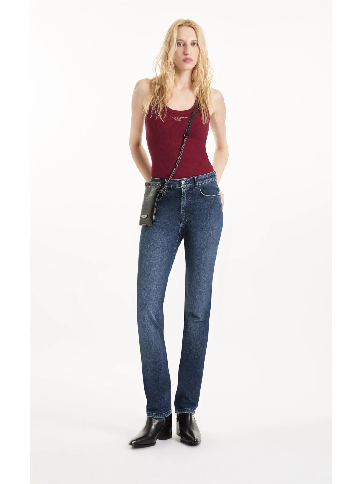 Calça Sprouting Skinny Lav.Escuro C/ Used