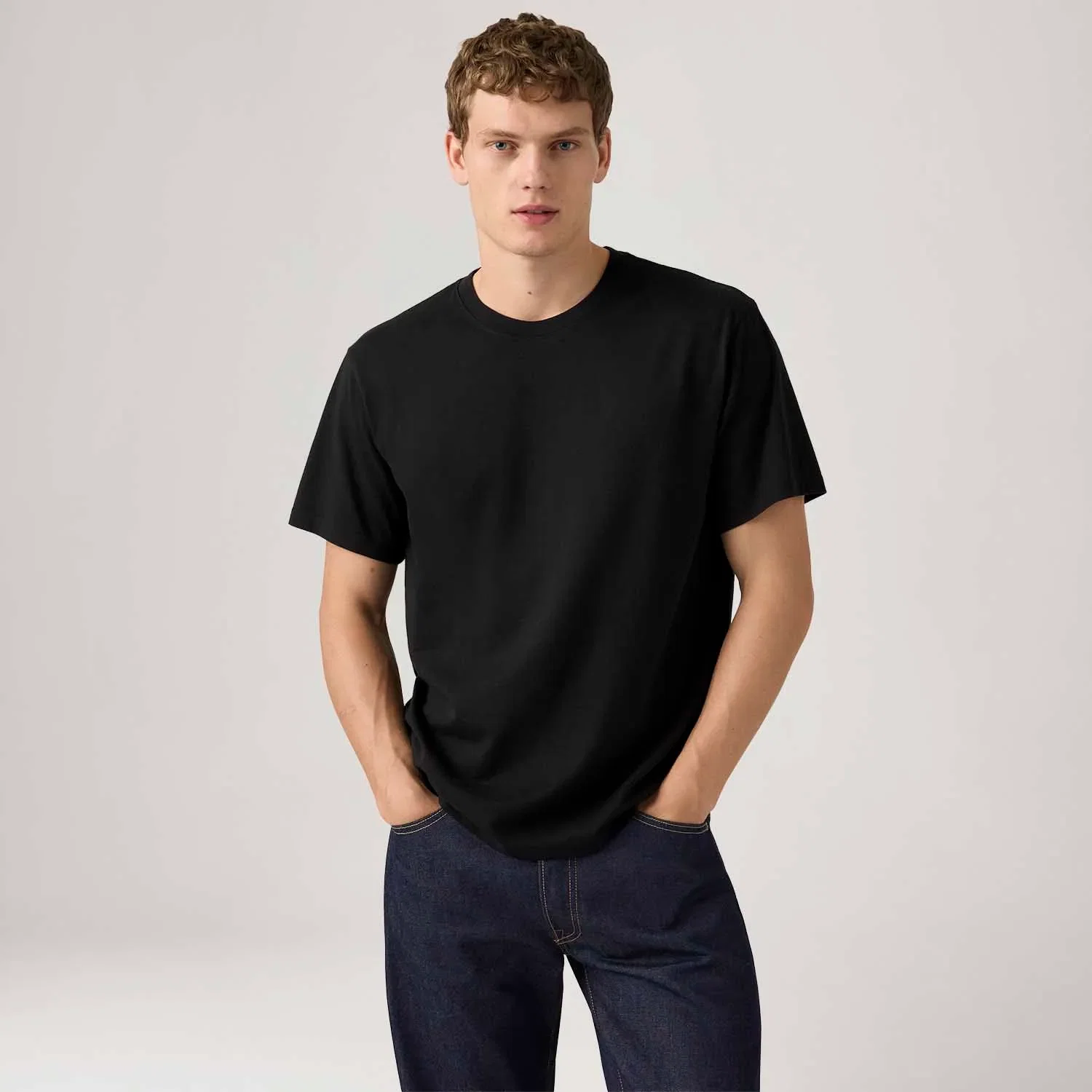 Camiseta Levi's® Softee Preta Manga Curta