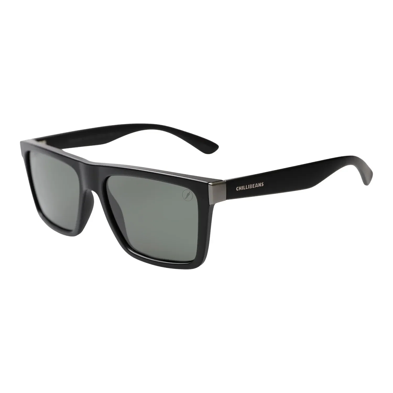 Óculos de Sol Masculino Chilli Beans Quadrado Polarizado Verde — imagem 1