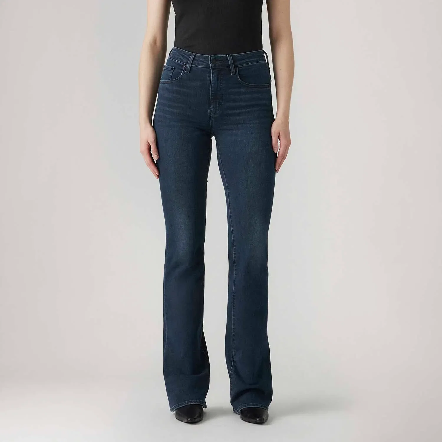 Calça Jeans Levi's® 726® High Rise Flase Lavagem Escura — imagem 1