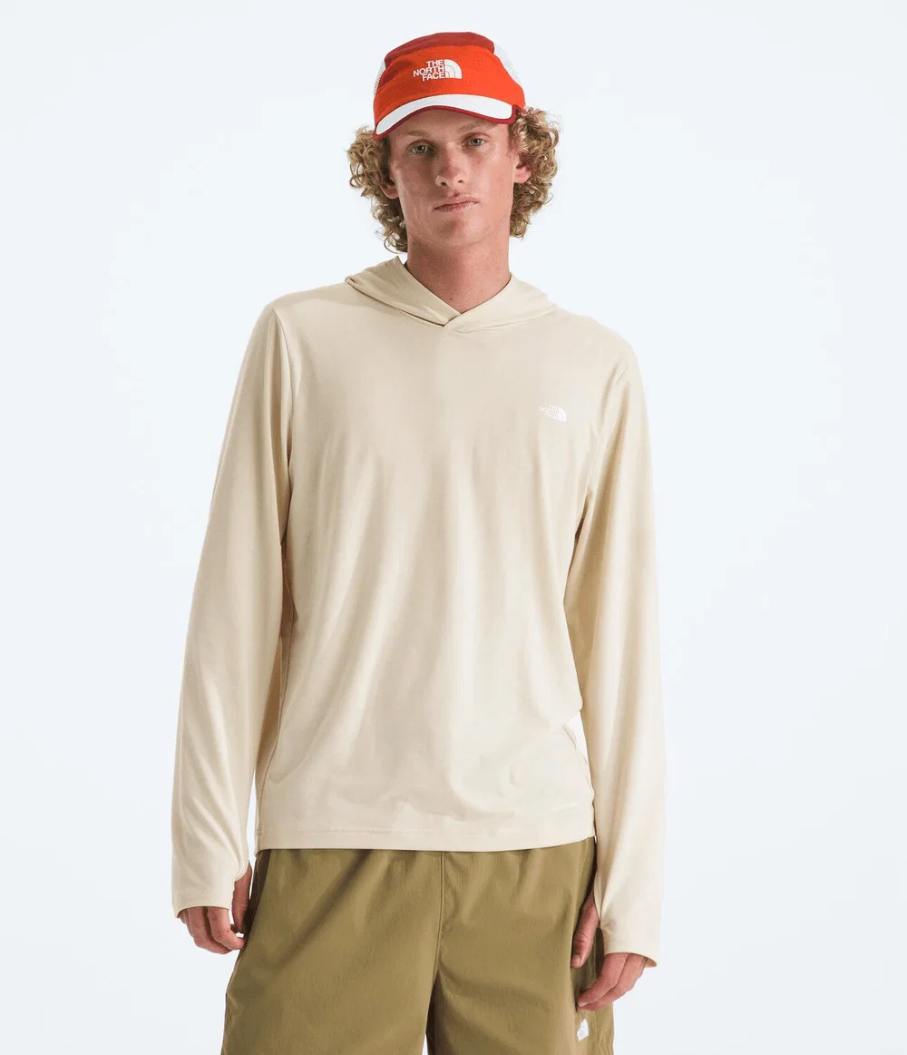 Camiseta Masculina Adventure Sun Hoodie Desert Stone