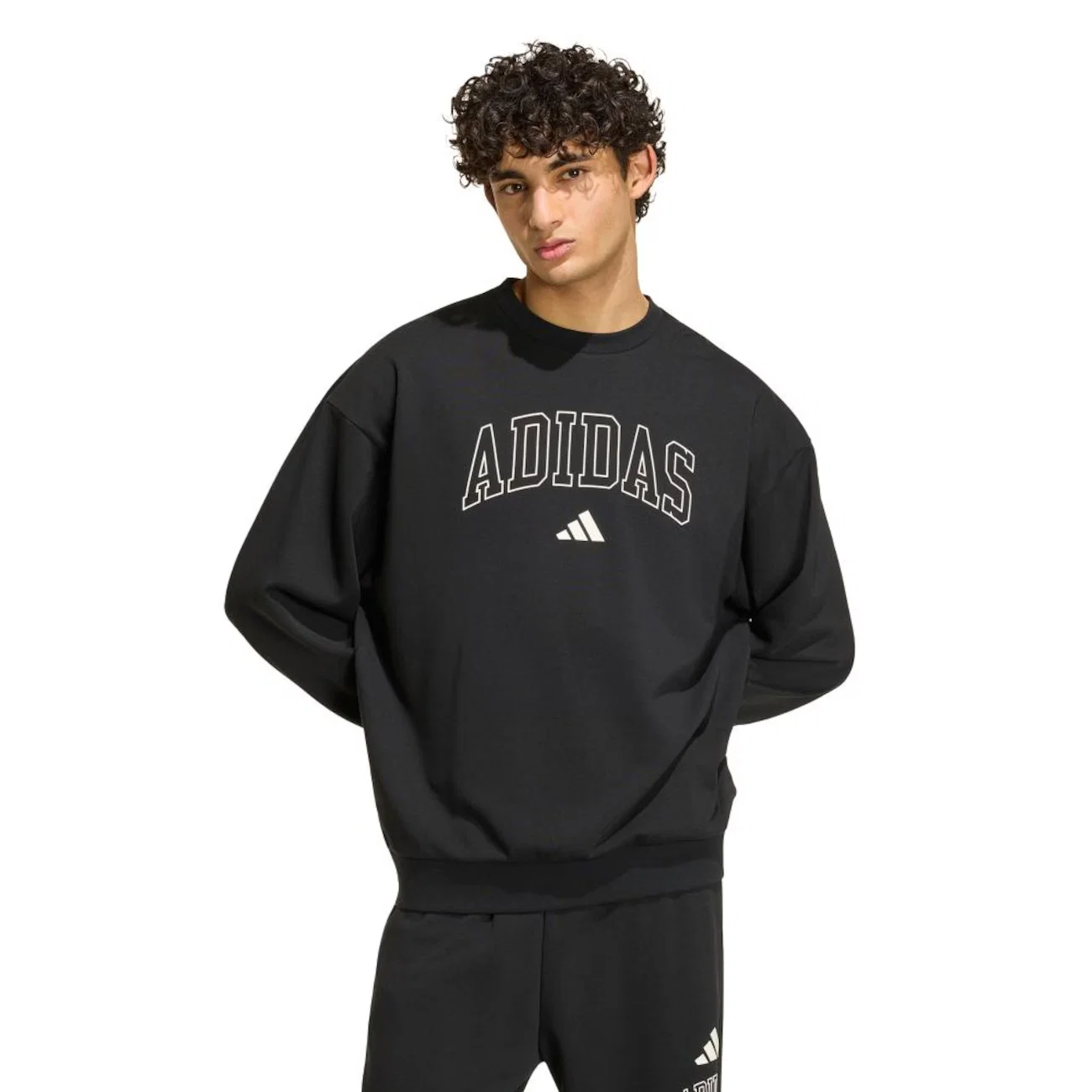Blusão de Moletom Adidas M COLL FT CRW Masculino — imagem 1