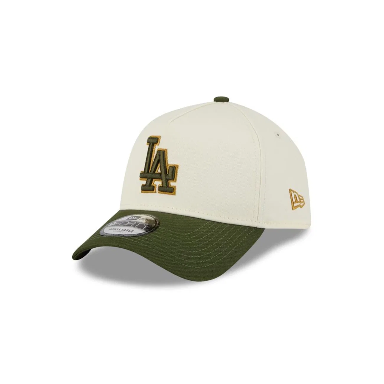 Bone New Era MLB 9Forty A-Frame Snapback Los Angeles Dodgers Masculino