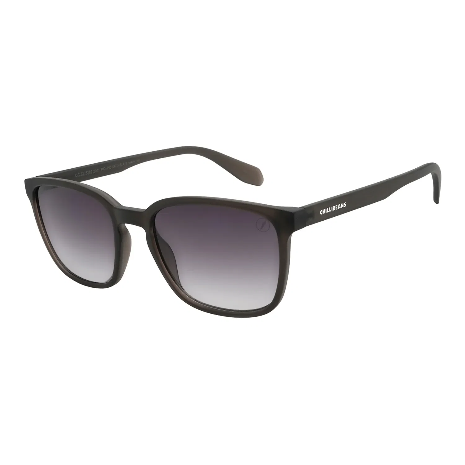 Óculos de Sol Feminino Chilli Beans Quadrado Policarbonato Degrade Preto — imagem 1