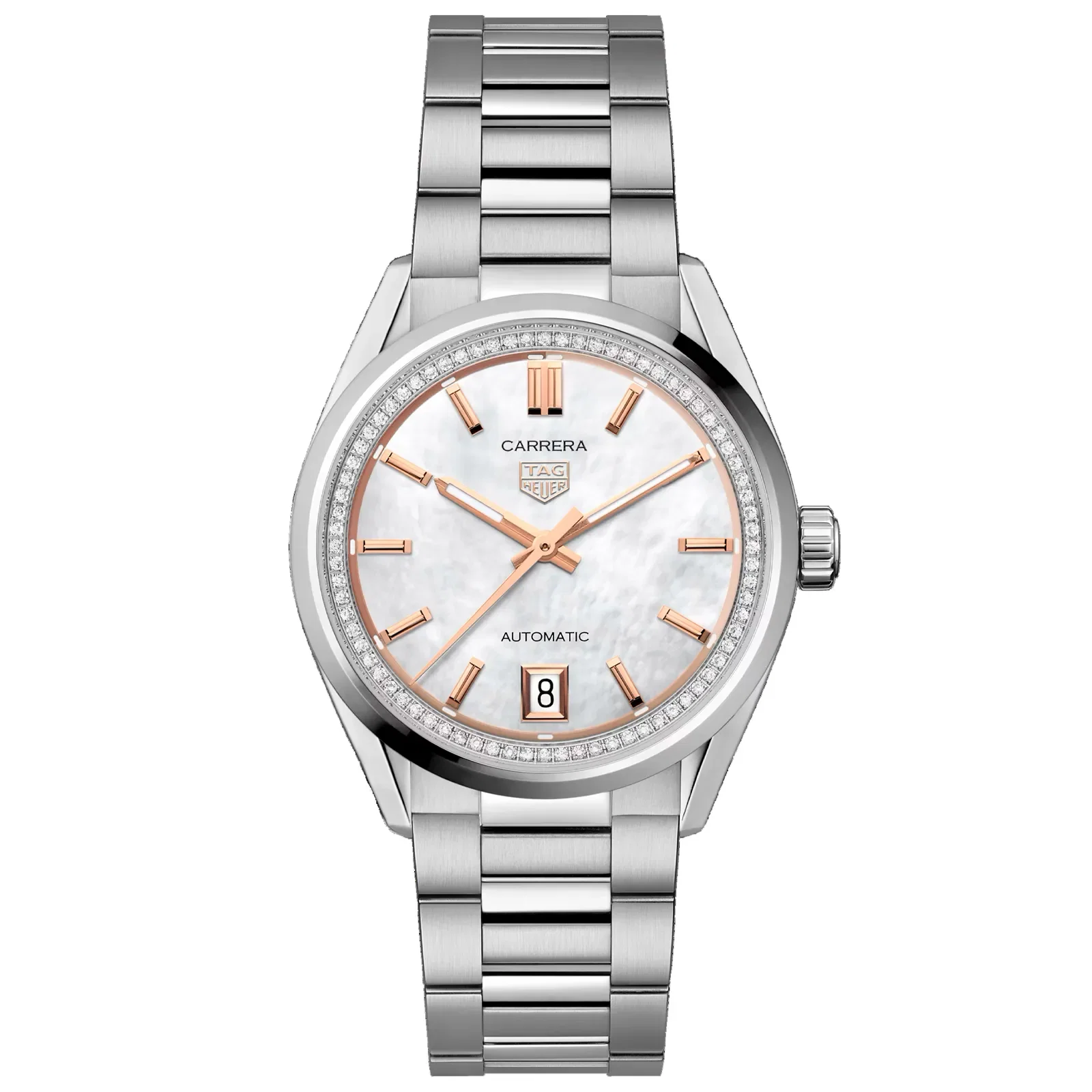 Relógio Tag Heuer Carrera Feminino Aço Prateado Wbn231c.ba0001 — imagem 1
