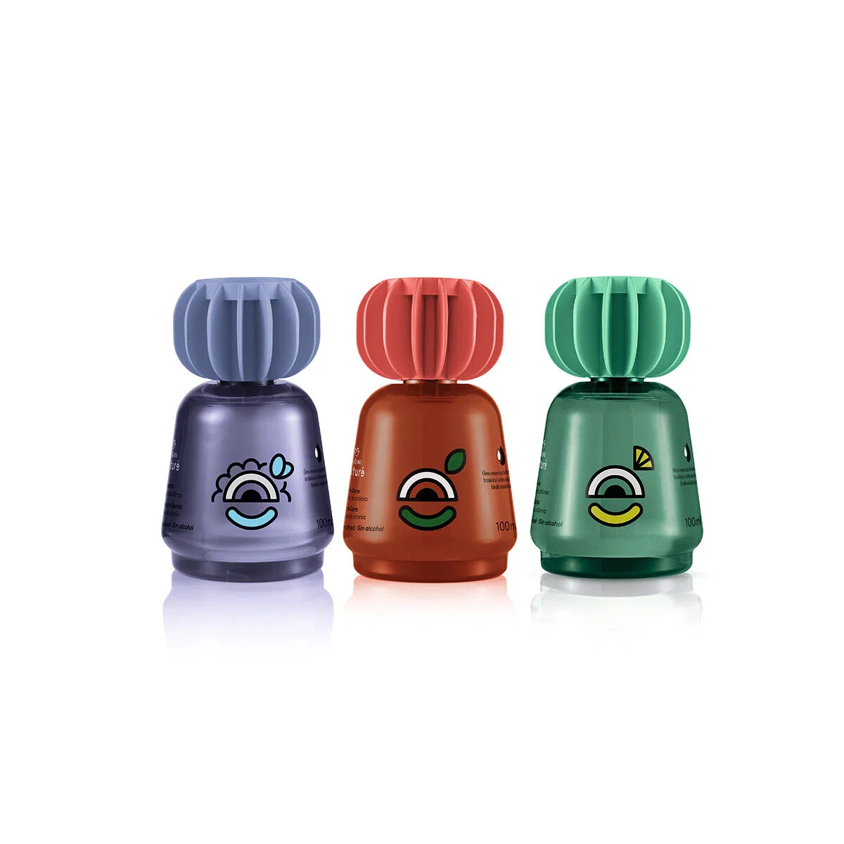 Trio de Colônias Natura Naturé 3 un de 100 ml