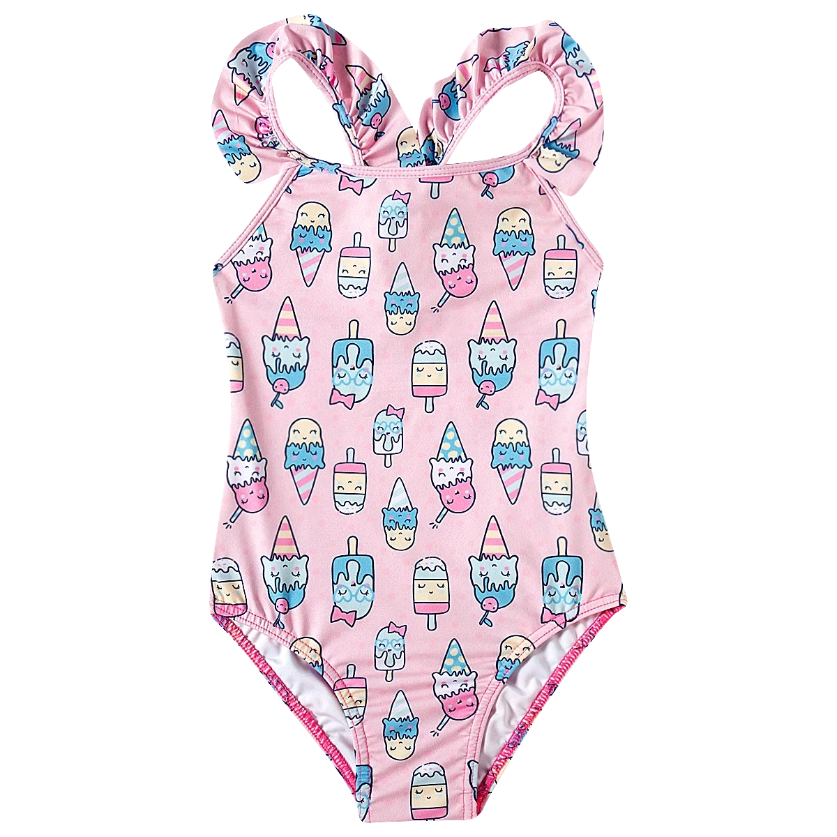 Maiô Praia Toddler Sorvetinho Divertido Lycra Proteção Uv 50+ Tip Top