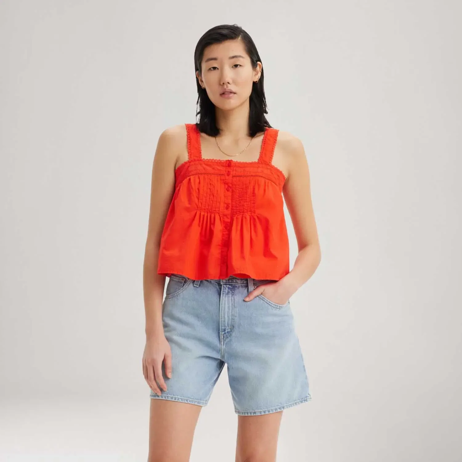 Blusa Levi's® Cici Regata Laranja — imagem 1