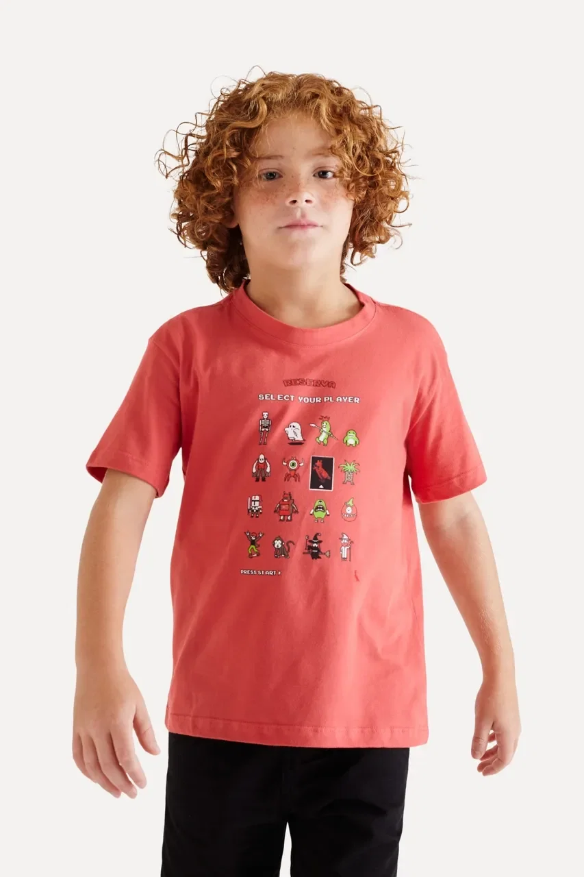 Camiseta Mini Sm Estampa Players — imagem 1