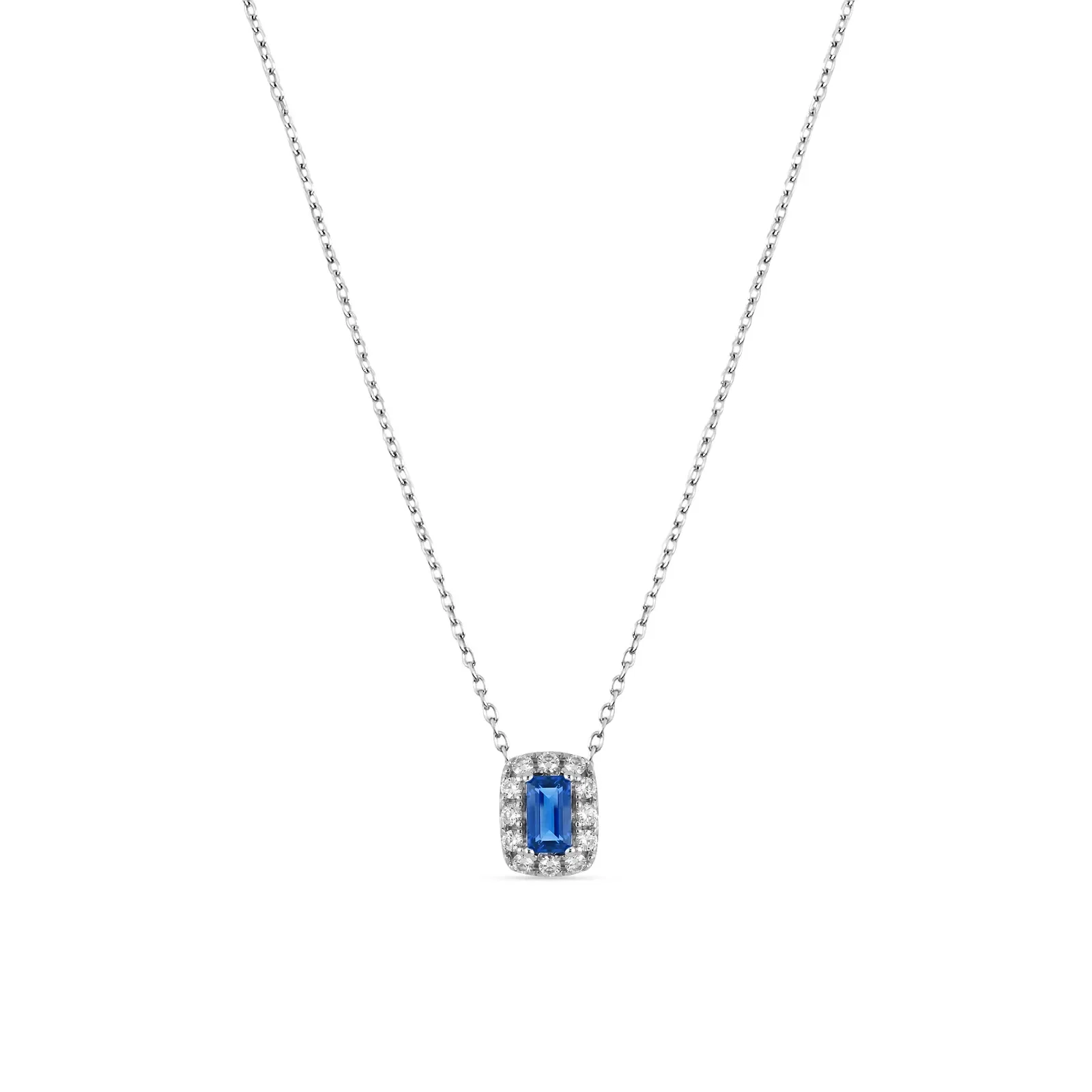 Colar Life Special em Prata 925 com Zircônia Azul e Incolor — imagem 1