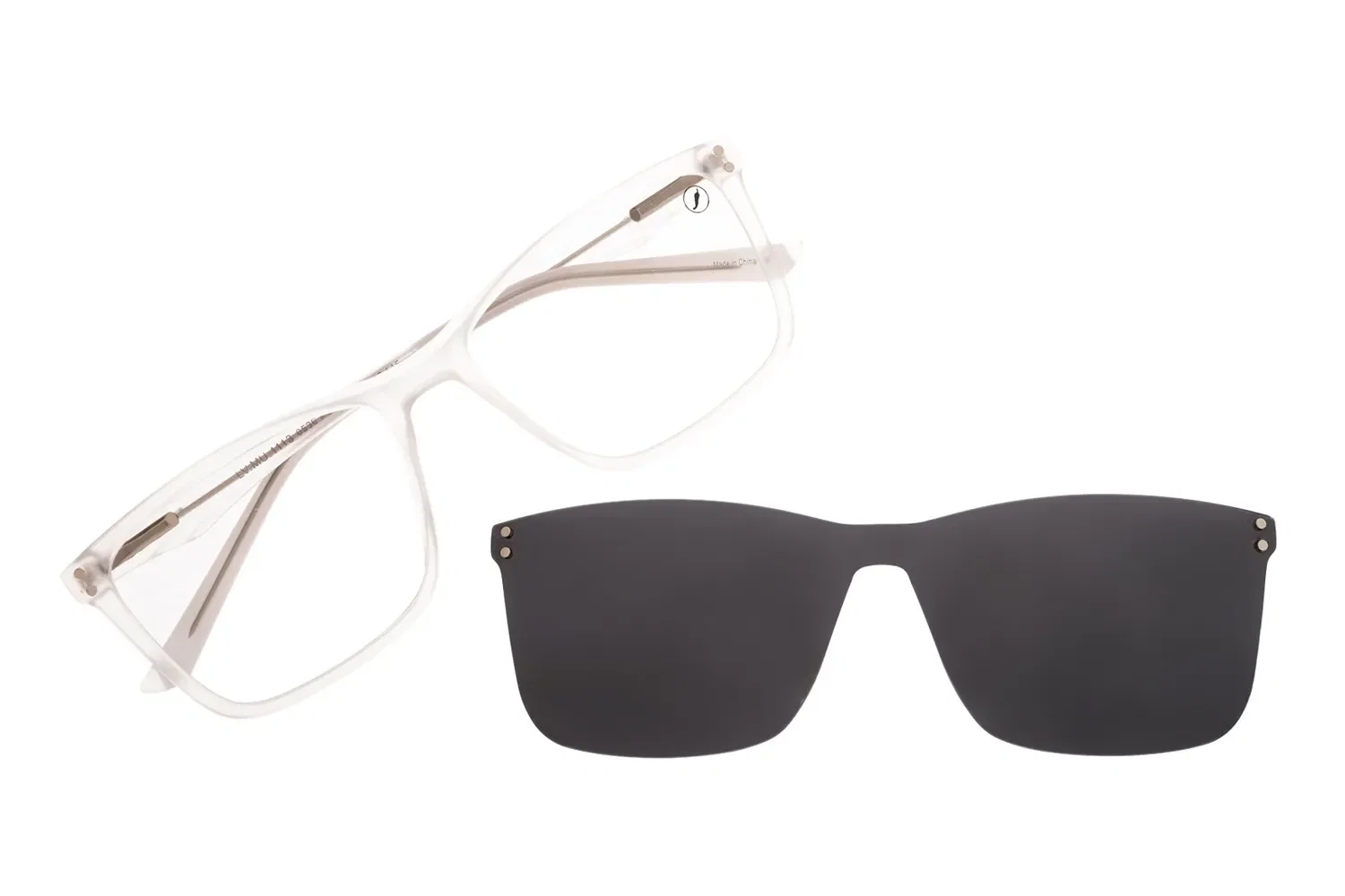 Armação Para Óculos de Grau Masculino Chilli Beans Multi Polarizado Transparente — imagem 1