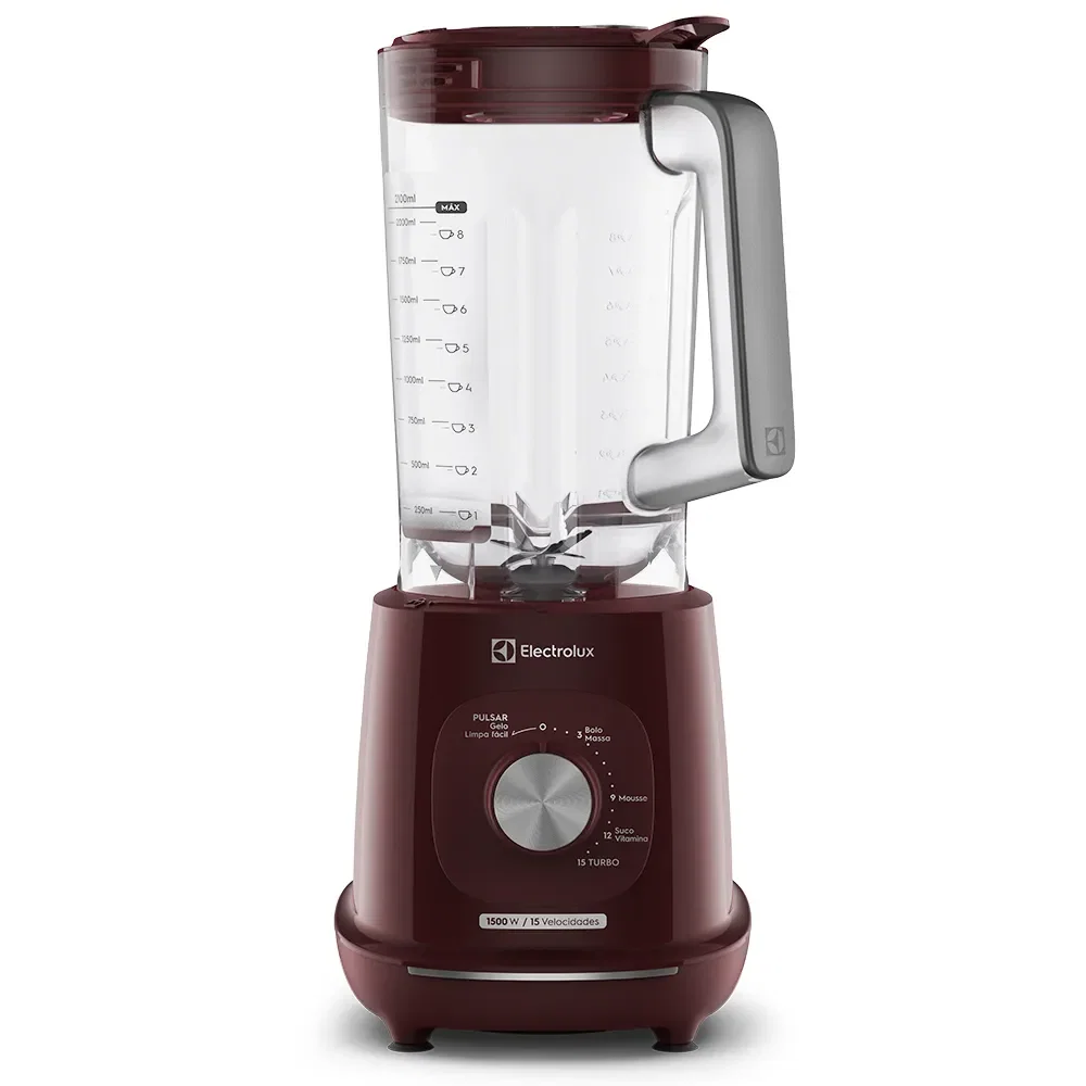 Liquidificador Electrolux 1500W 3.2L Efficient Tri Force 15 Velocidades Vermelho (EBL1510) — imagem 1