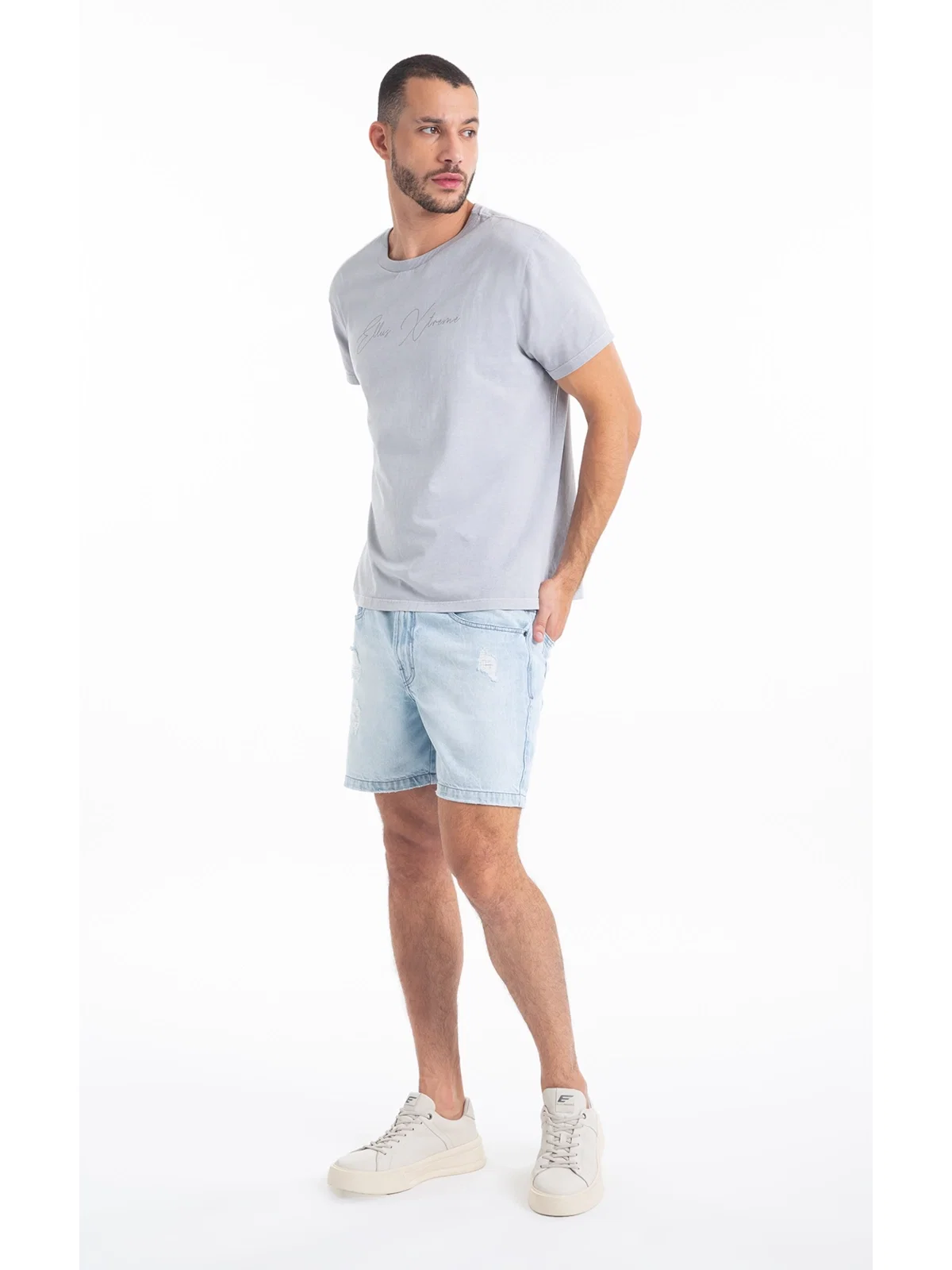 Bermuda Vintage Denim Ii Hawaii 5 Pockets Lav.Claro
