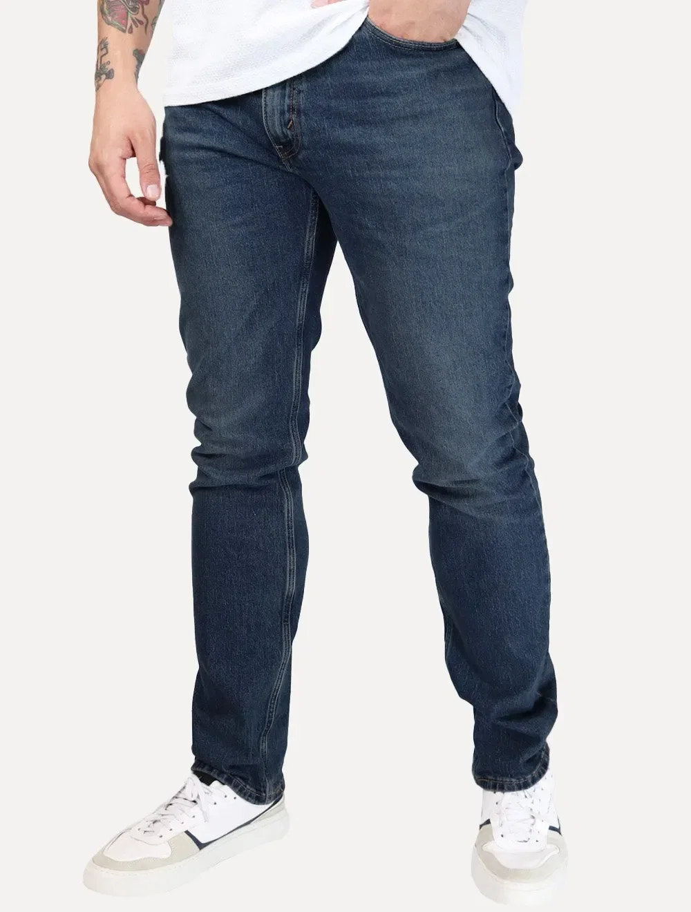Calça Levis Jeans Masculina 511 Slim Stretch Washed Escura