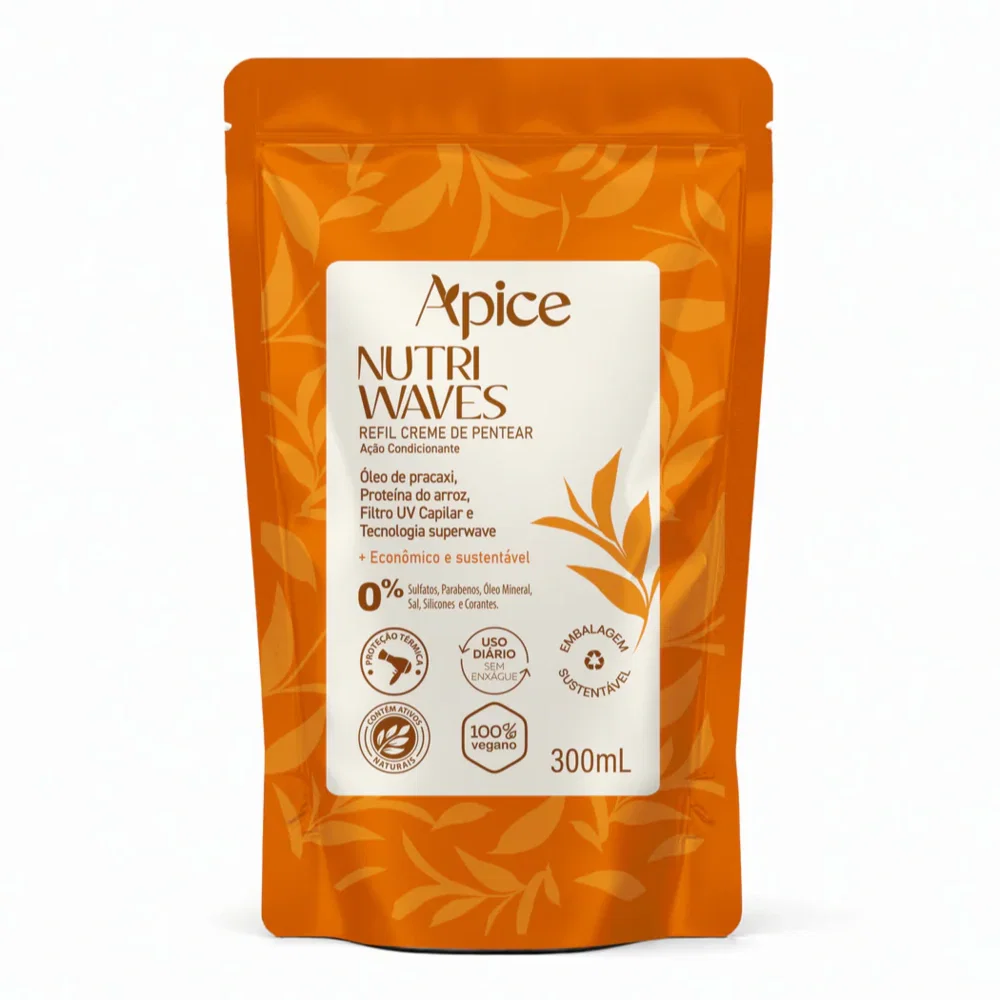 Refil Creme de Pentear Apice Nutri Waves 300ml