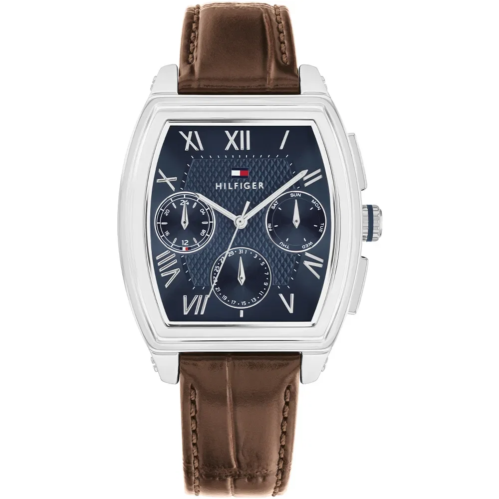 Relógio Tommy Hilfiger TH-Oxford Masculino em Couro Marrom 1710760